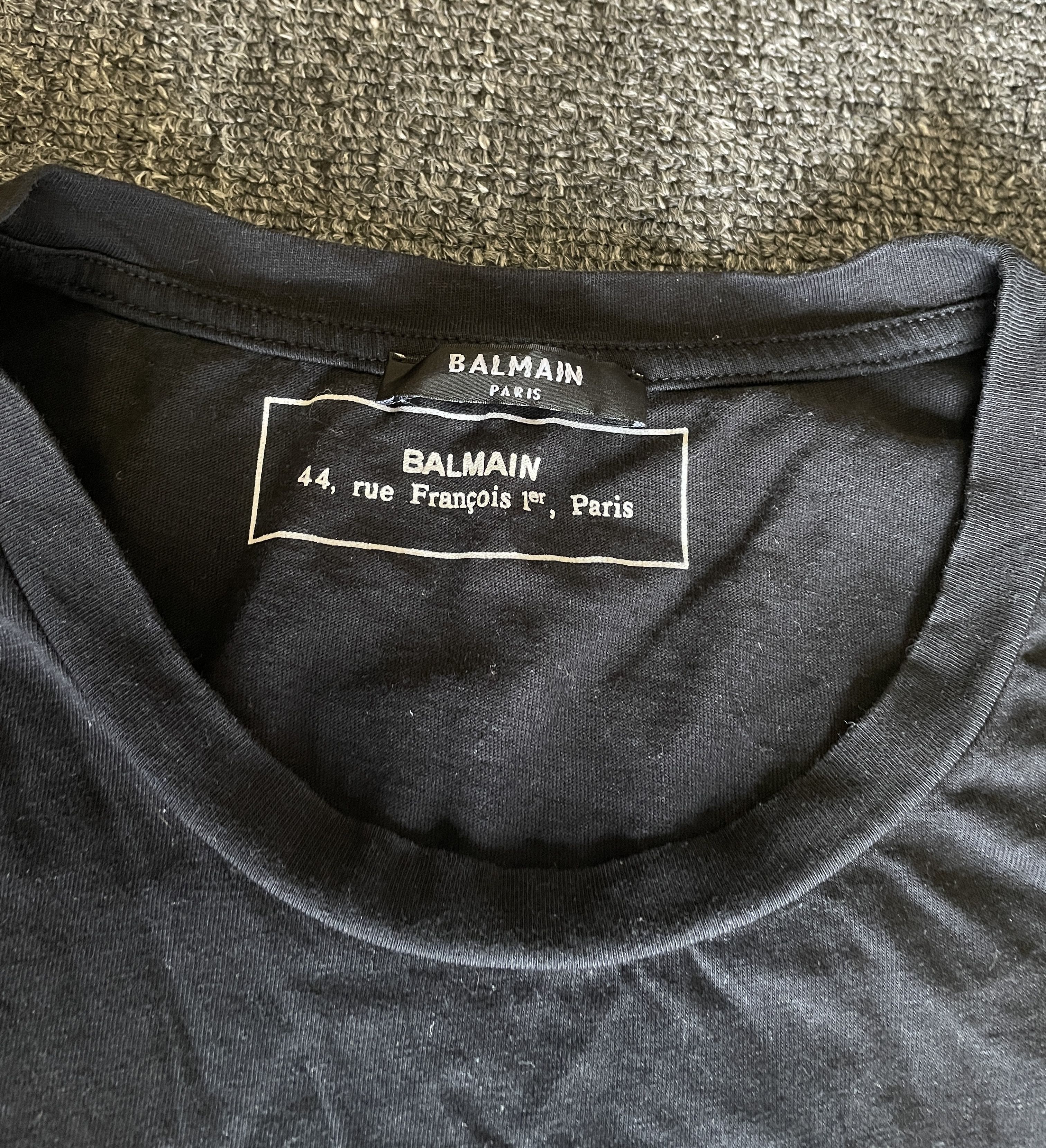 Balmain Balmain unisex T-shirt size S Size US S / EU 44-46 / 1 - 3 Thumbnail