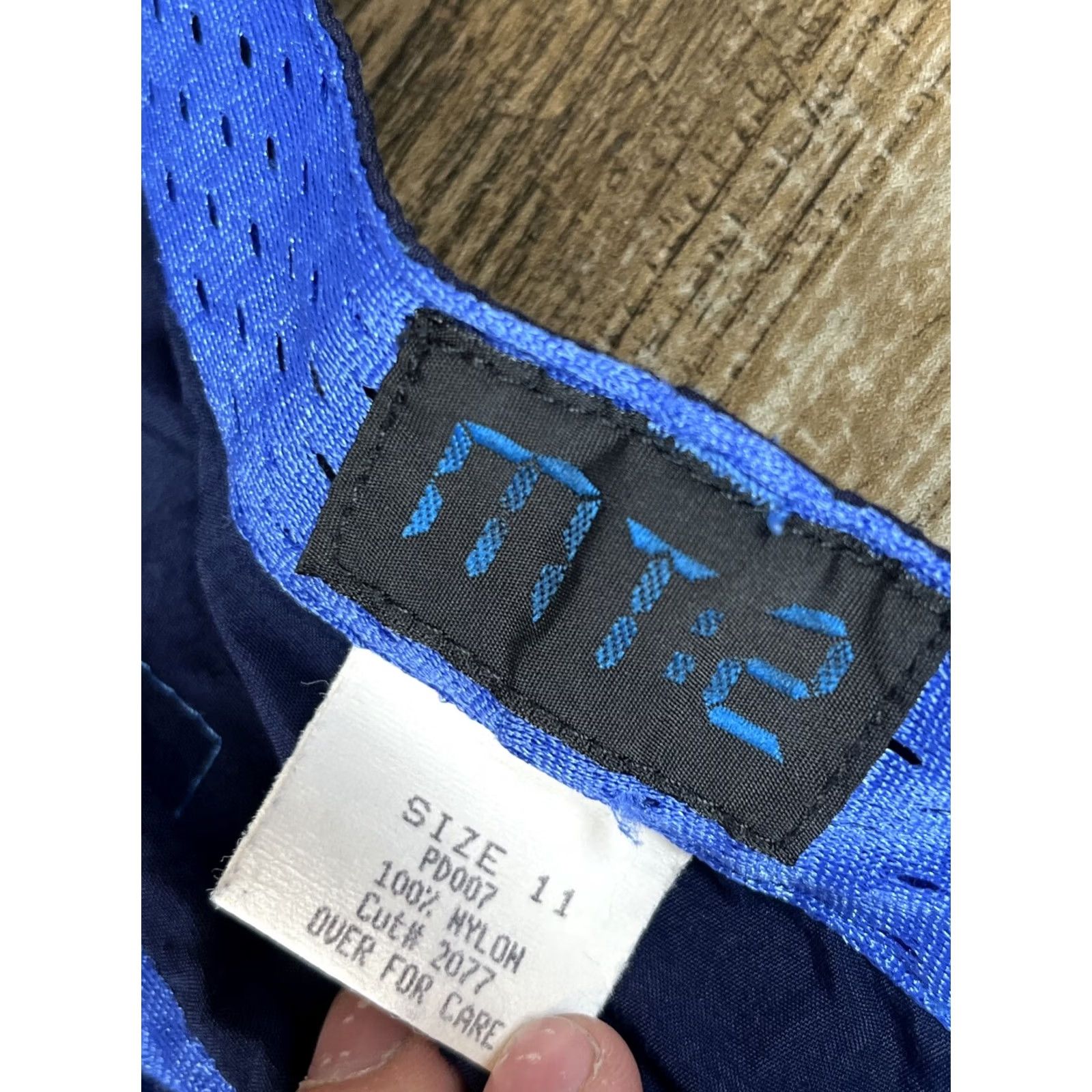 Vintage VINTAGE MT2 Morbid Threads Pants Cargo 90s Women 32x30 Wide-Leg Blue Nylon Buckle O3 Size 24" / US 00 / IT 34 - 5 Thumbnail