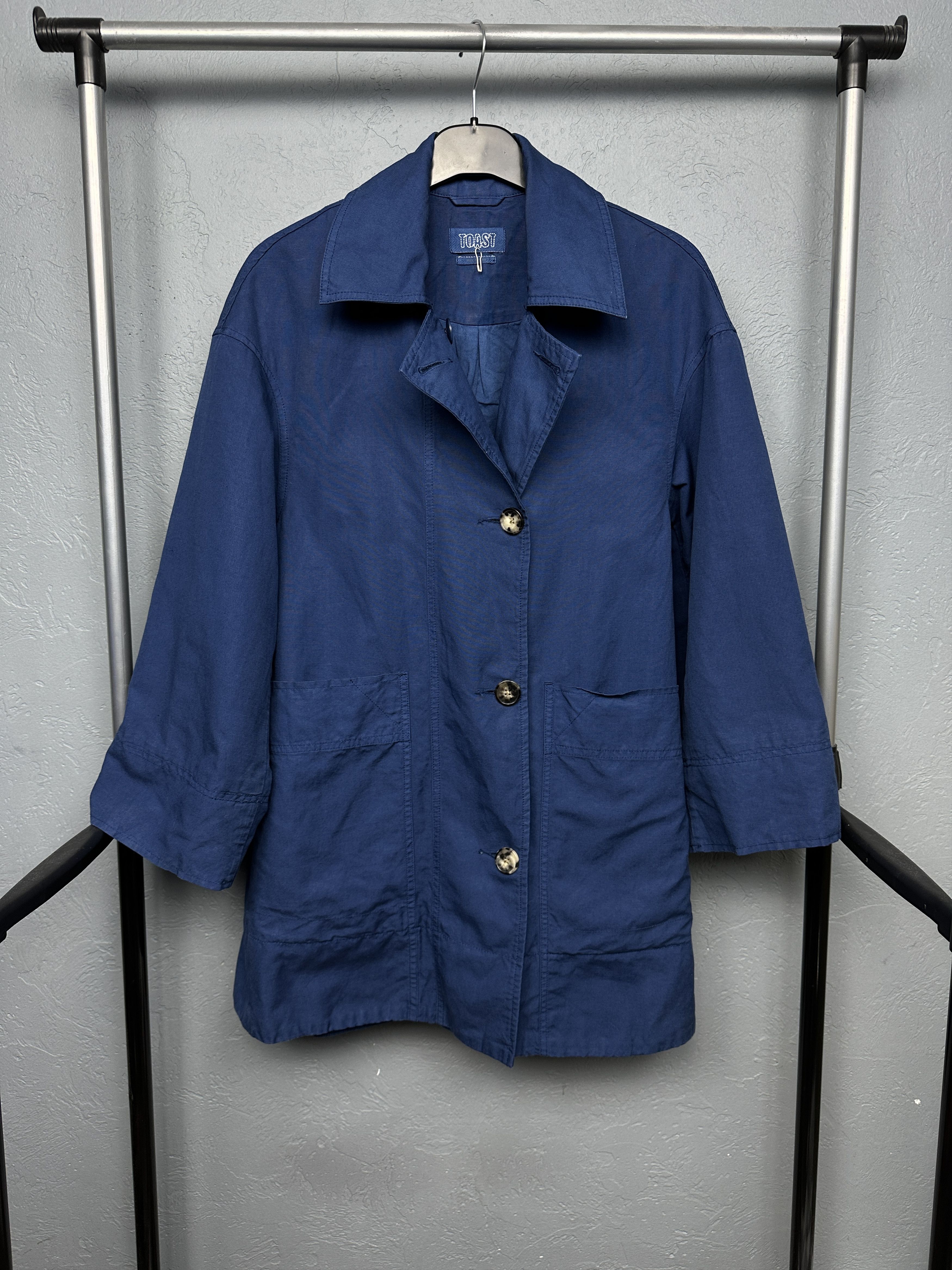 Other Toast Cotton-Linen Womens Trench Coat Jacket Size XS / US 0-2 / IT 36-38 - 1 Thumbnail