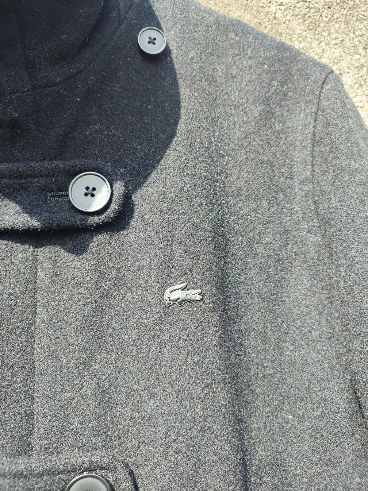 Designer × Lacoste Lacoste Wool Blend Officer Coat – Size 46/2 Size US M / EU 48-50 / 2 - 3 Thumbnail