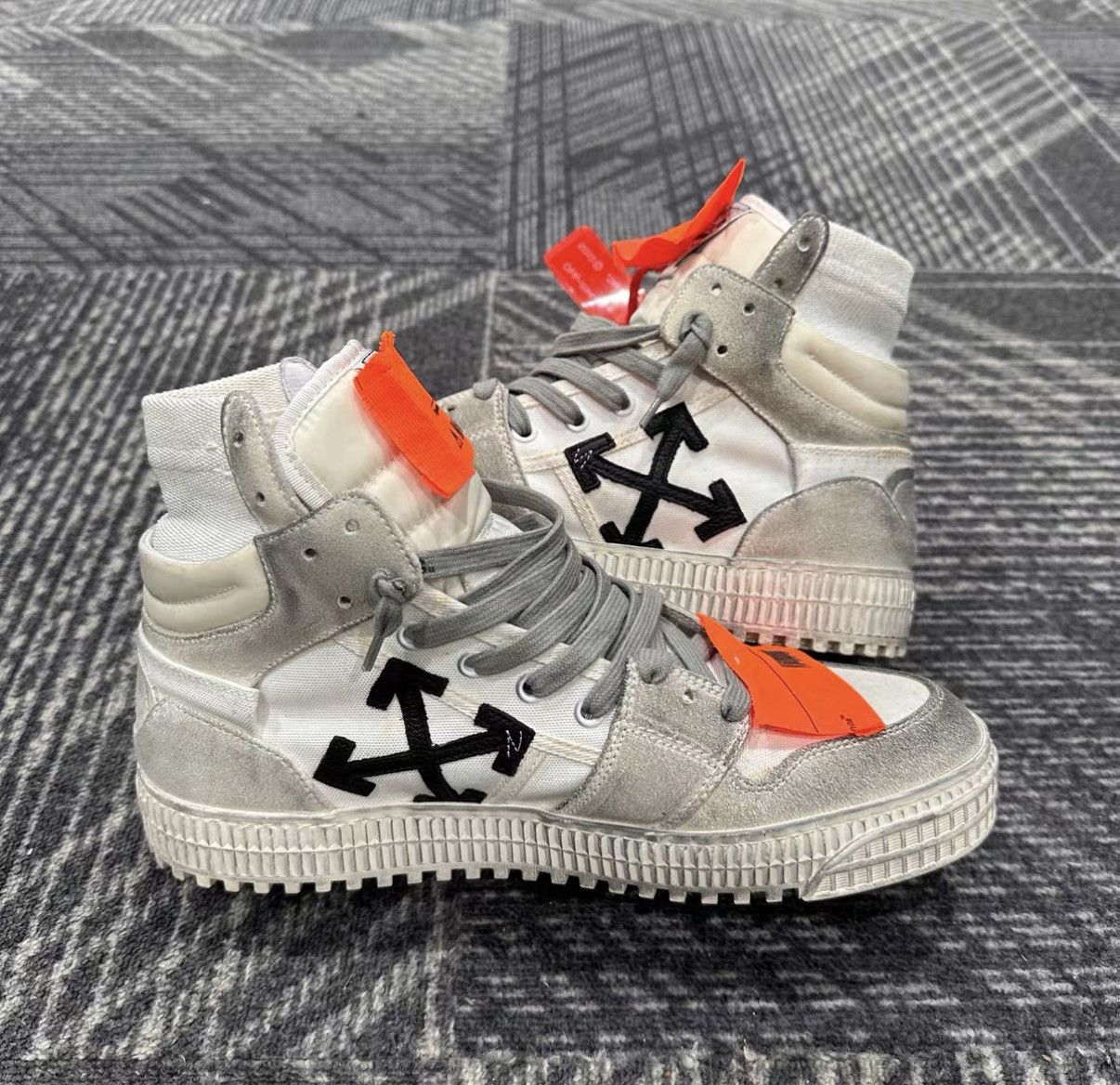 Off-White Off-White Distressed High-top Sneakers J42 Size US 8 / EU 41 - 5 Thumbnail