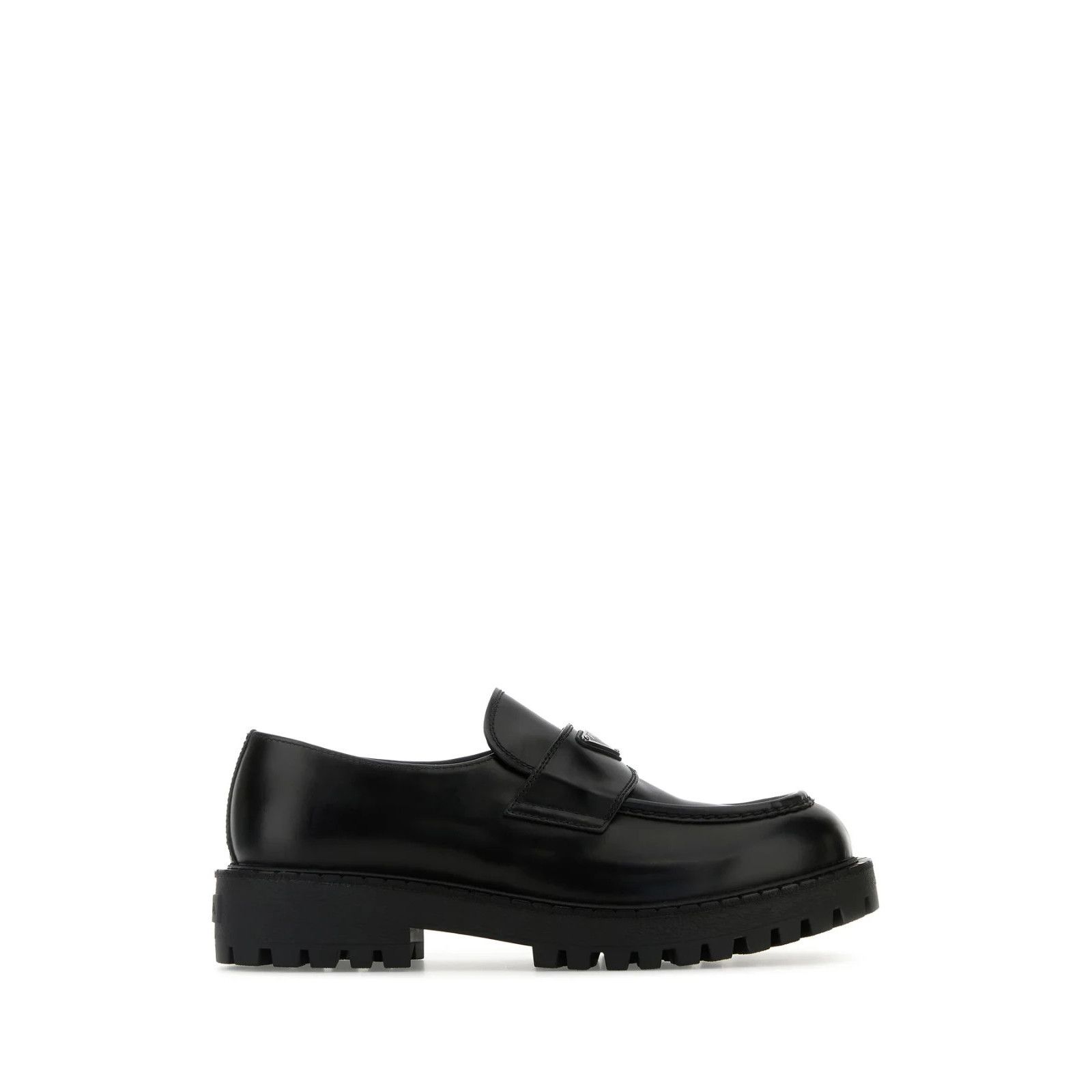 Prada PRADA Black Leather Loafers New And Authentic (Men's size:8; Size US 8 / EU 41 - 1 Thumbnail