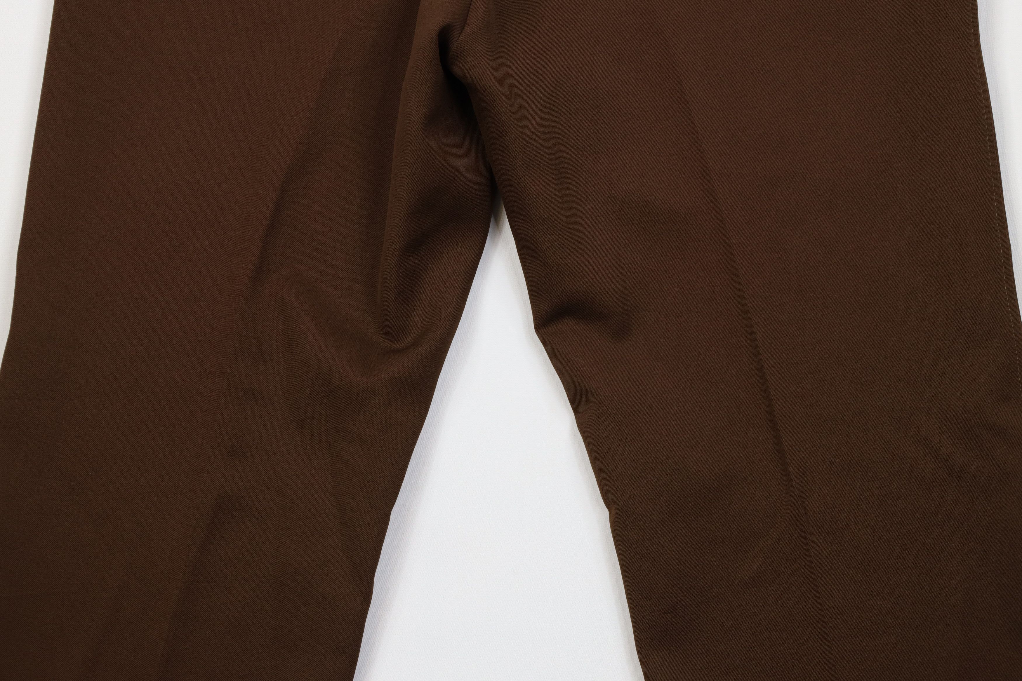 Vintage Vintage 70s Streetwear Flared Wide Leg Chino Pants USA Brown Size US 34 / EU 50 - 8 Thumbnail