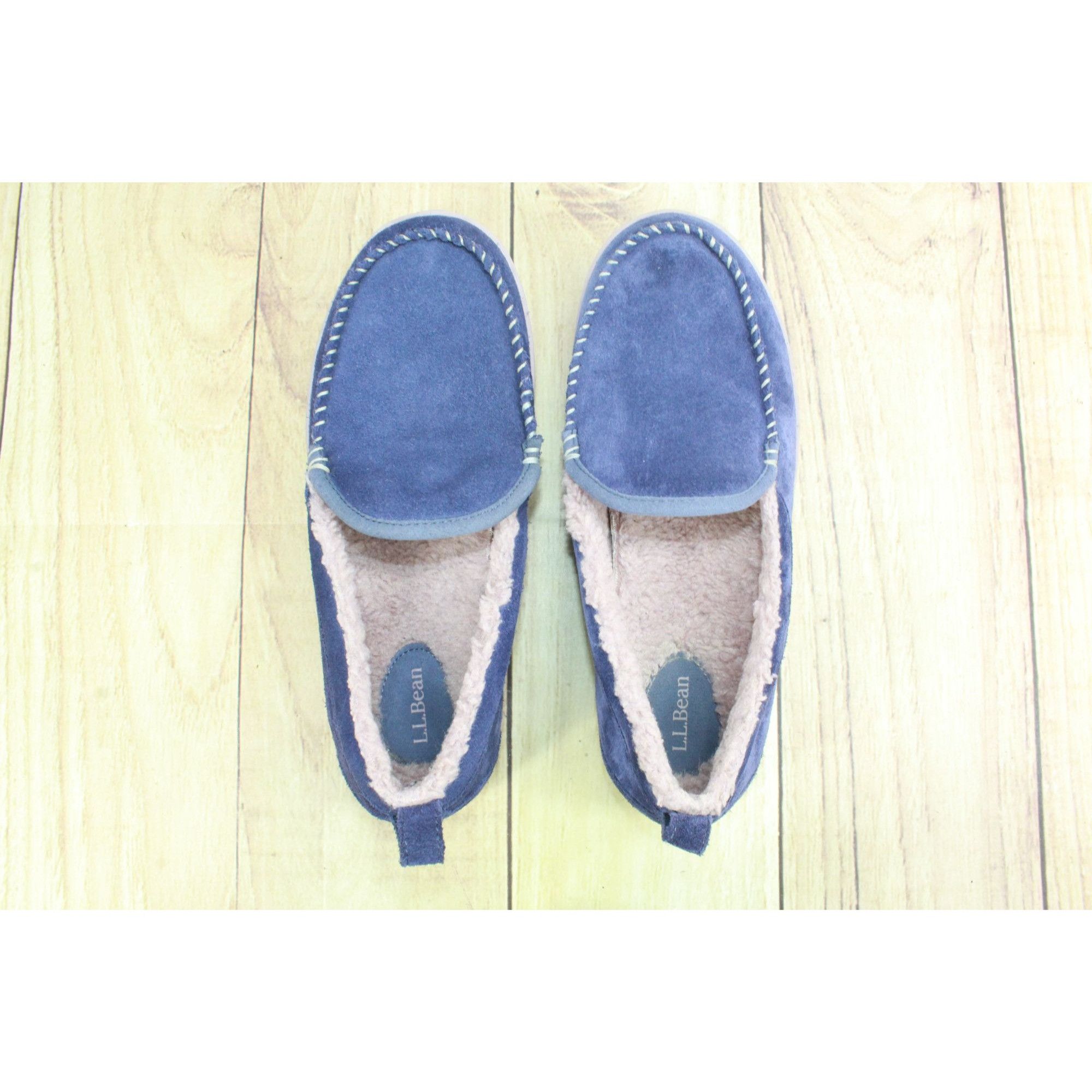 L.L. Bean LL Bean Women's Fleece Lined Mountain Moccasin Slippers Size US 10 / IT 40 - 7 Thumbnail