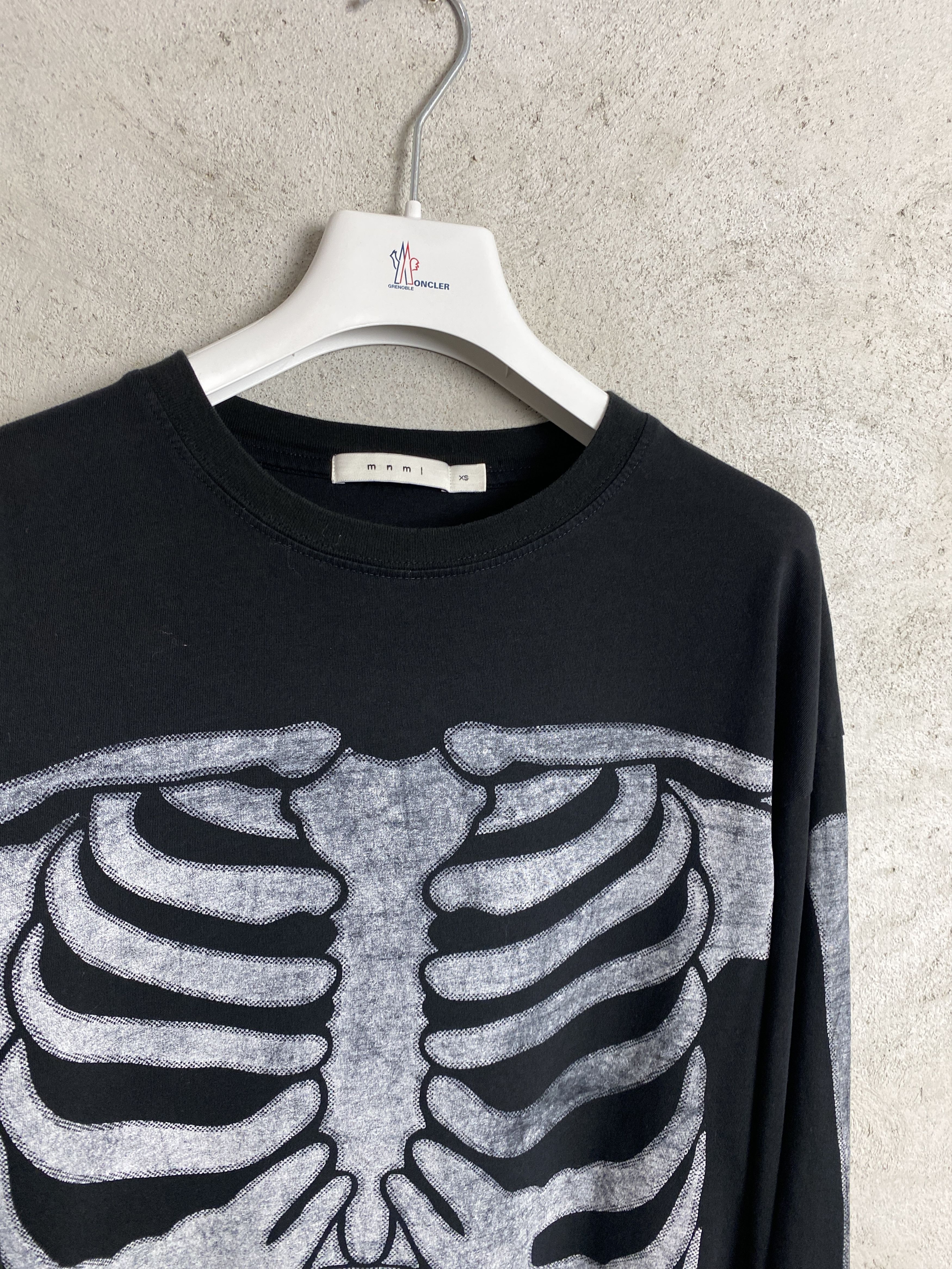 MNML MNML skeleton printed t-shirt tee long sleeve Size US XS / EU 42 / 0 - 2 Thumbnail
