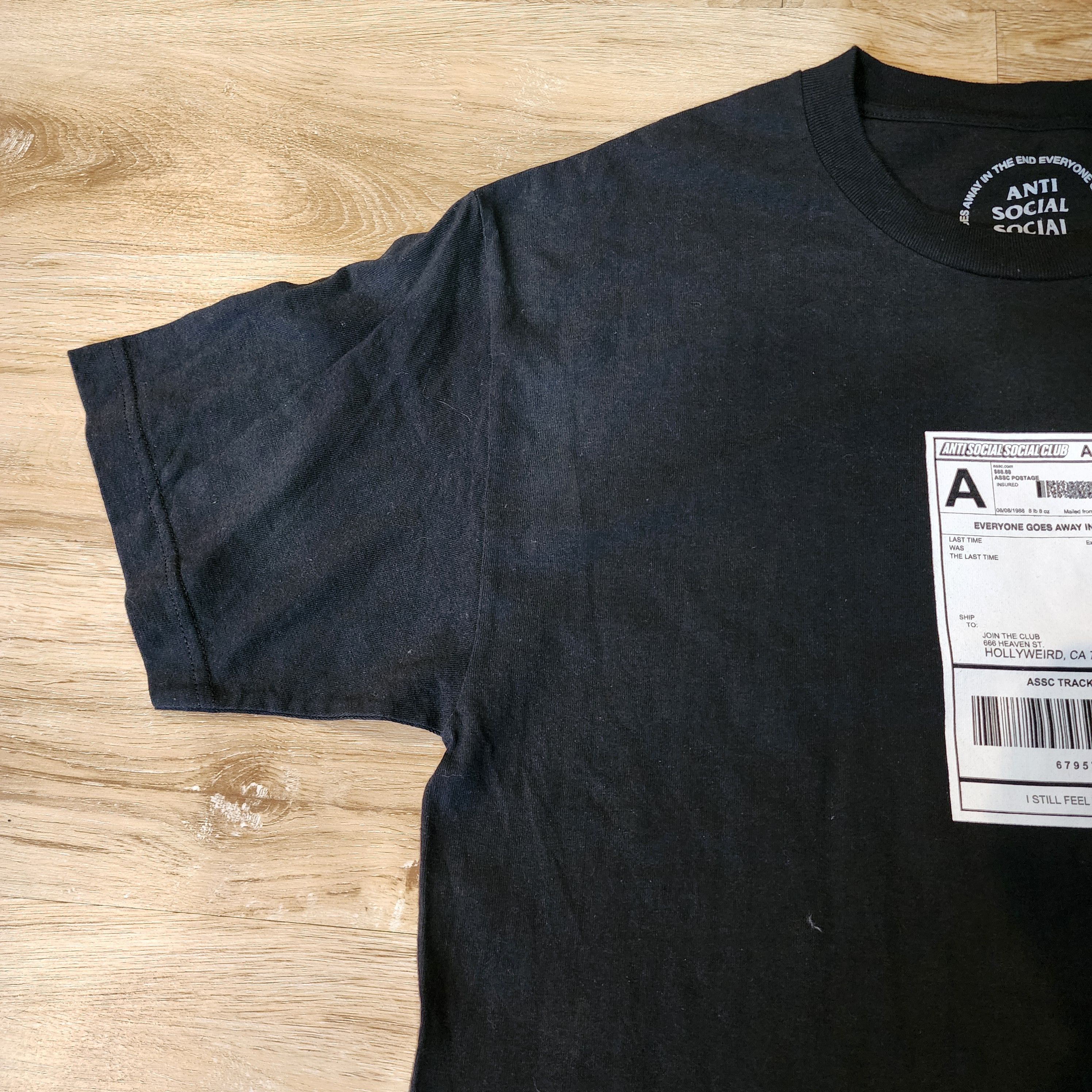 Anti Social Social Club Assc shipping label tee Size US L / EU 52-54 / 3 - 5 Thumbnail