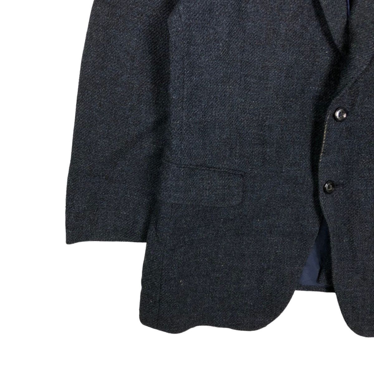 Harris Tweed 🔥Vintage Harris Tweed Harringbone Wool Jacket Double Breast Size US M / EU 48-50 / 2 - 4 Thumbnail