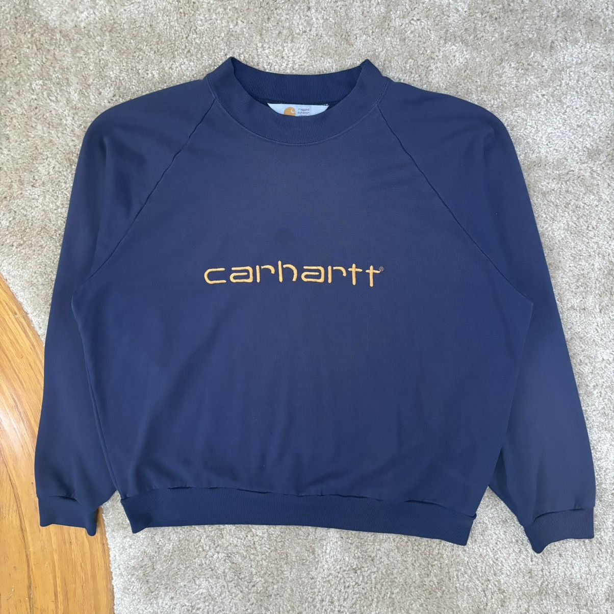 Carhartt × Vintage Vintage Carhartt Spellout Crewneck Sweatshirt Large Size US L / EU 52-54 / 3 - 2 Thumbnail