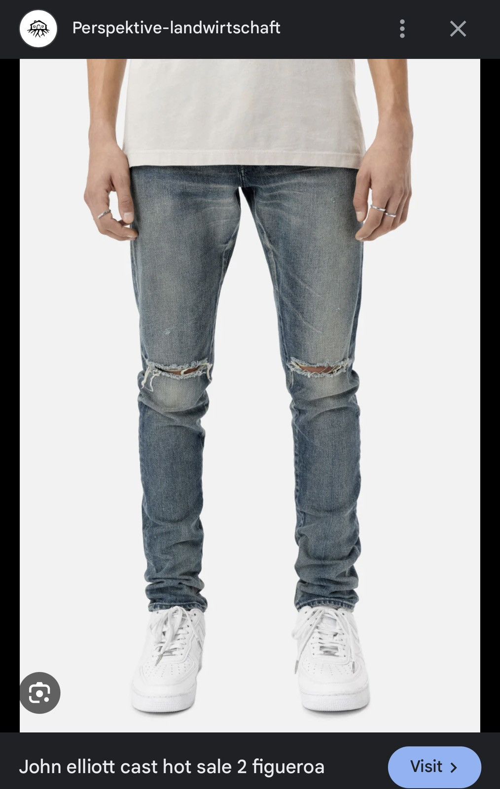 John Elliott john elliott cast 2 Figueroa sz 32 Size US 32 / EU 48 - 6 Thumbnail