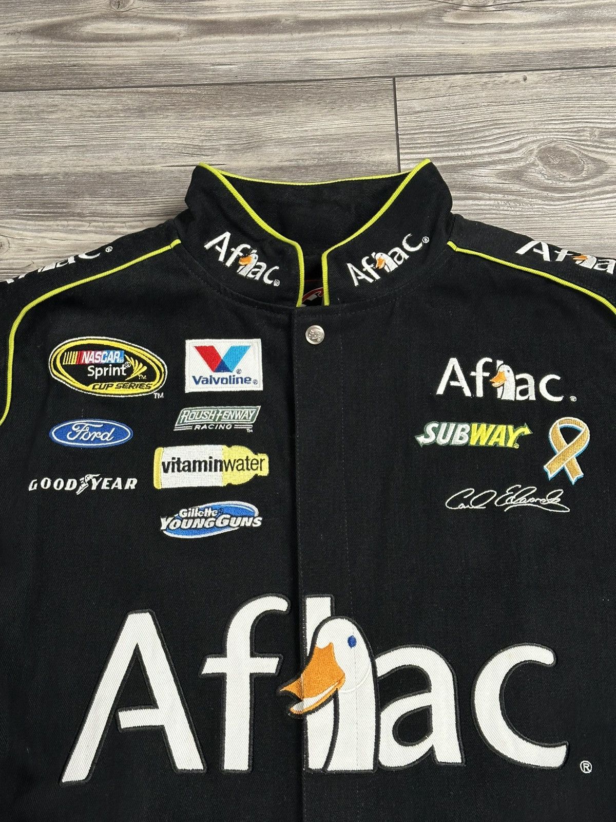 Chase Authentics × NASCAR Vintage Y2K Carl Edwards Chase Authentics Nascar Jacket Size US XL / EU 56 / 4 - 3 Thumbnail