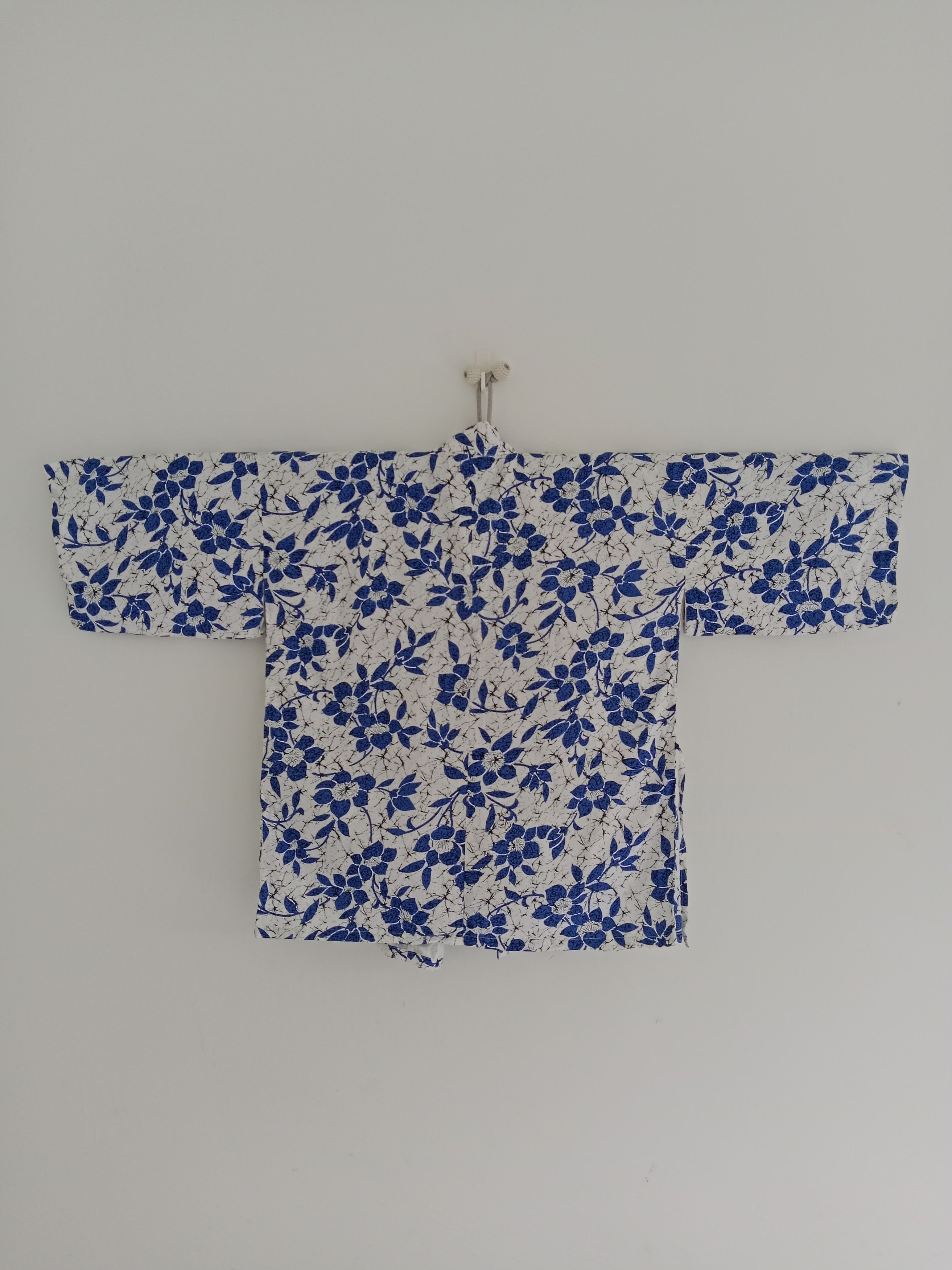 Japanese Brand Vintage Jinbei Kimono Flower Motif With Pocket Size US L / EU 52-54 / 3 - 2 Thumbnail