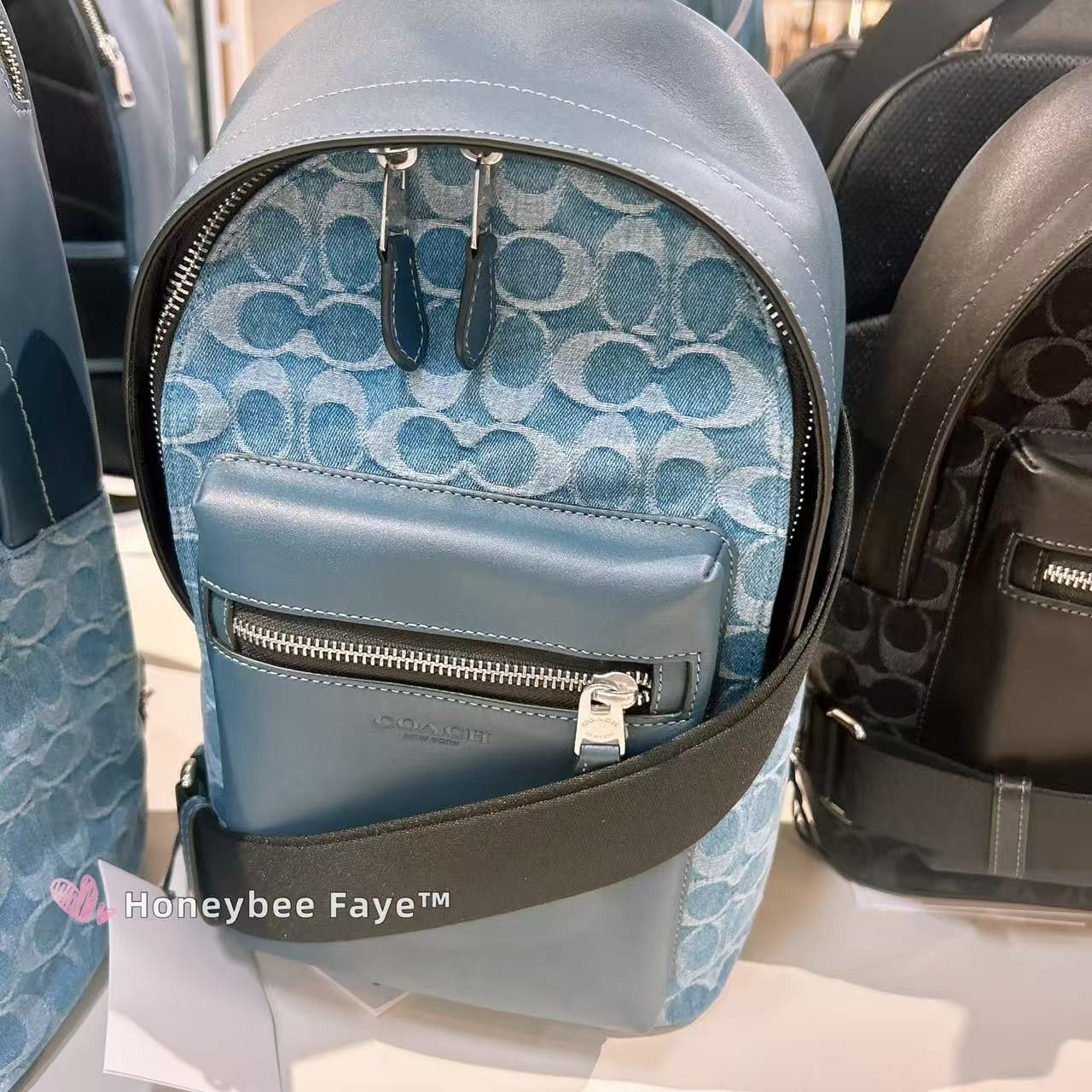 Coach West Pack In Signature Denim CDF25 Size ONE SIZE - 2 Thumbnail