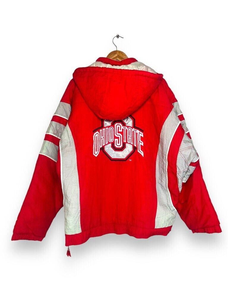 Starter Vintage 90s Ohio State Buckeyes NCAA Insulated 1/2 Zip Size US XL / EU 56 / 4 - 2 Thumbnail