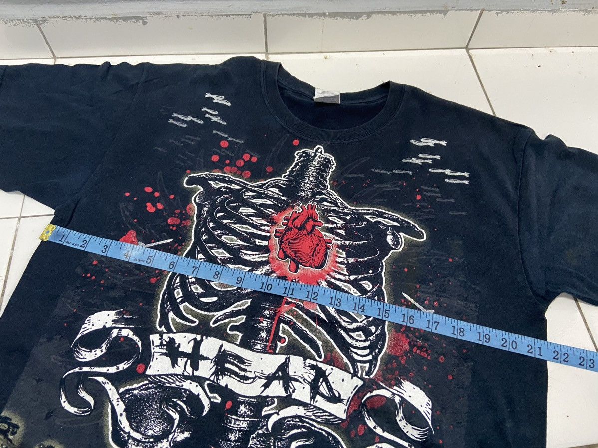 SKELETON BONE SKULLS HEAD WAR TEE SHIRT