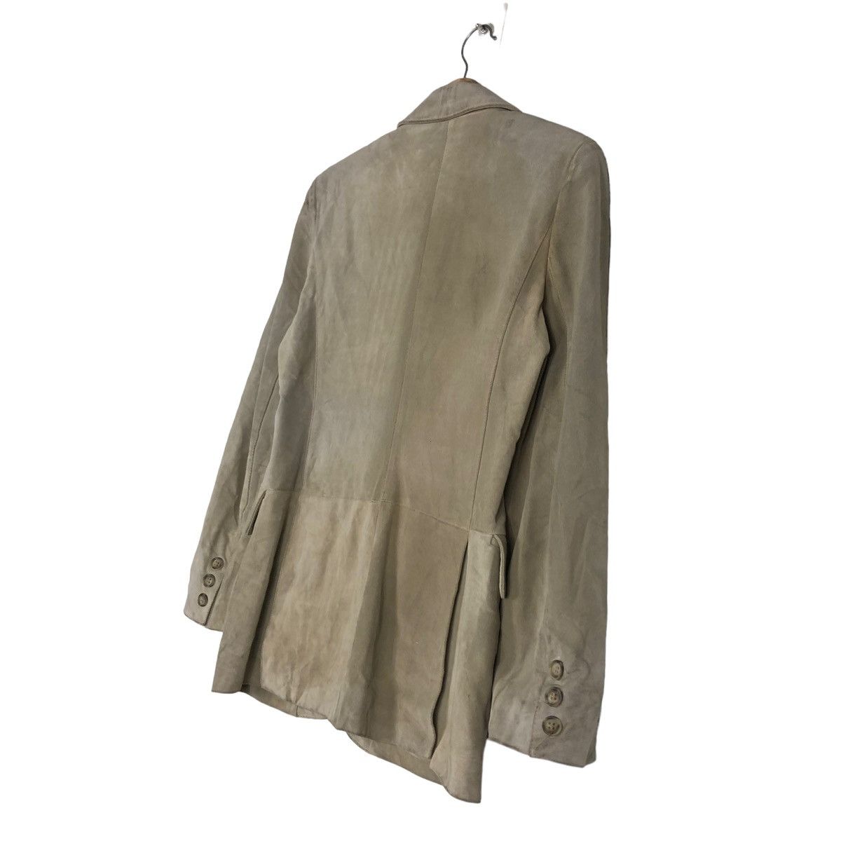 Genuine Leather 🔥VINTAGE GENUINE LEATHER JACKET DOUBLE BREAST LAMATTA PELLE Size US M / EU 48-50 / 2 - 10 Thumbnail