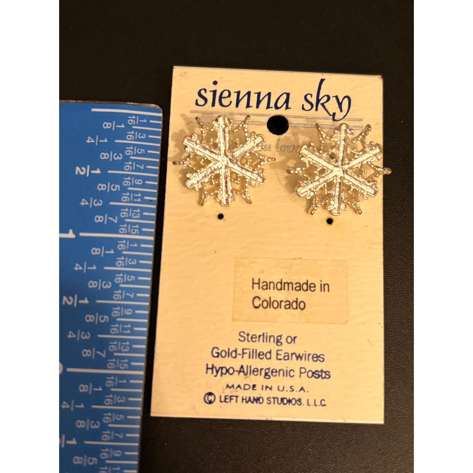 Other Sienna Sky Snowflake Stud Earrings Sterling or Gold Filled Size ONE SIZE - 3 Thumbnail