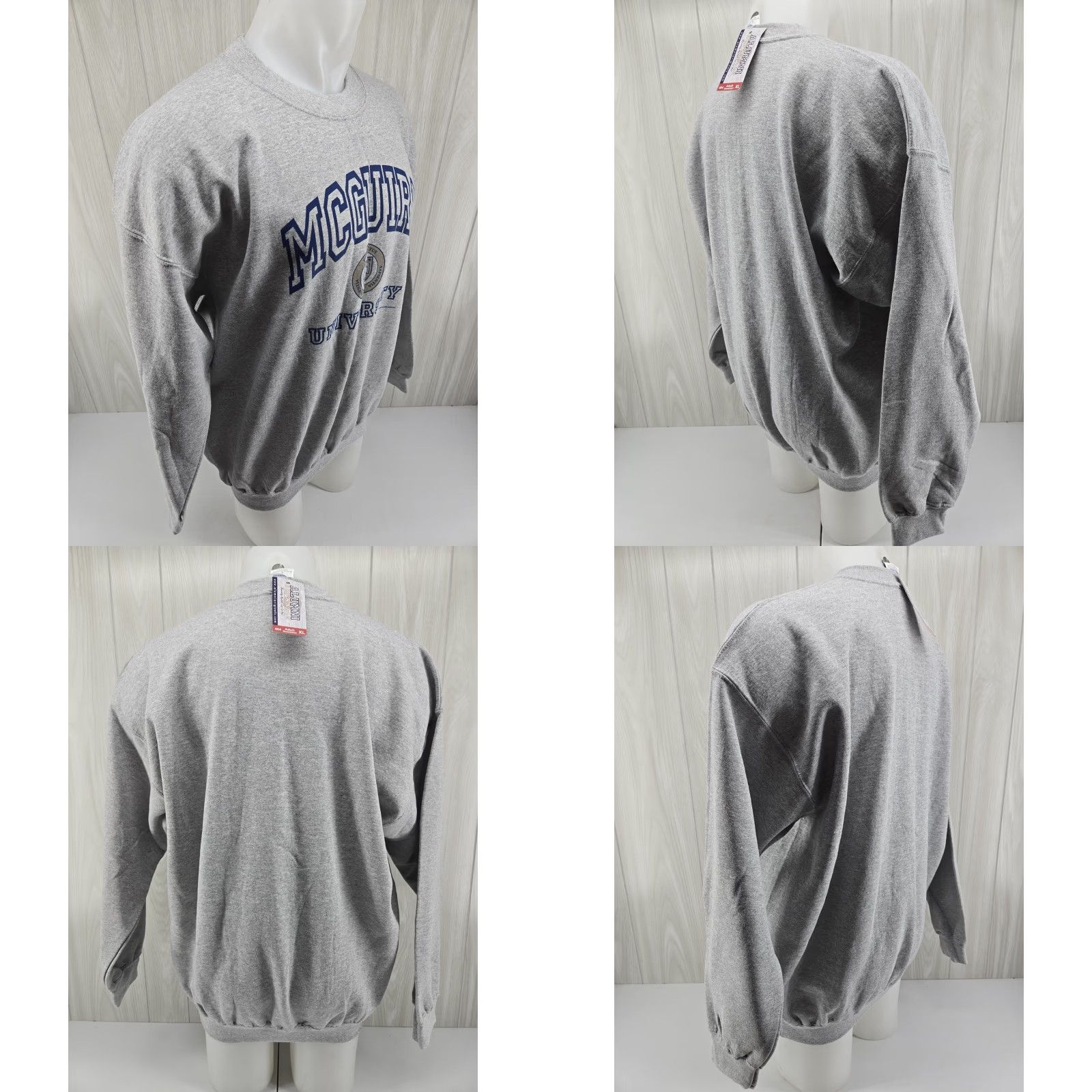 Gildan Mcguire University Sweatshirt Mens XL Size US XL / EU 56 / 4 - 8 Thumbnail