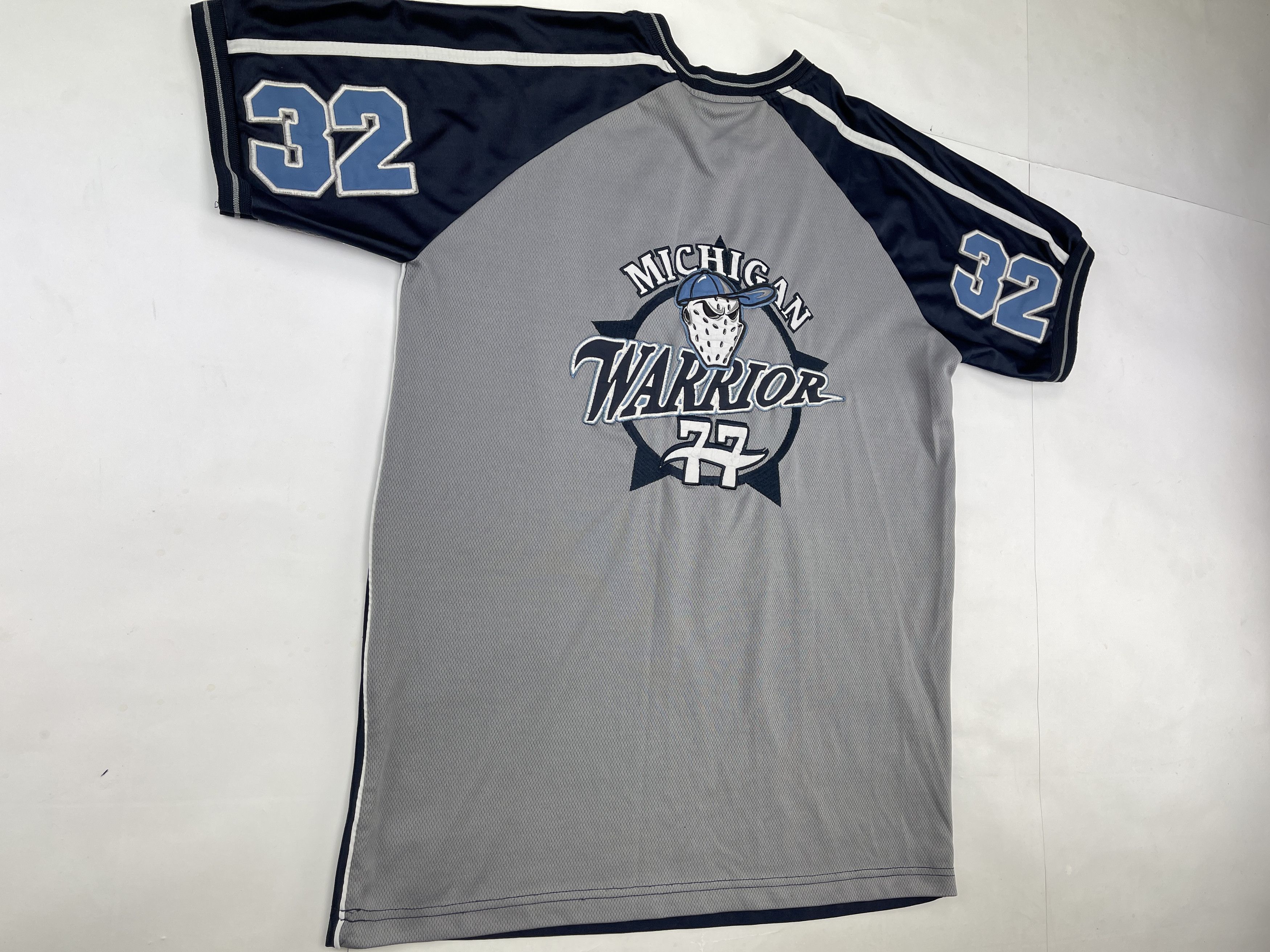 Rap Tees × Vintage Michigan Warrior jersey, vintage hip hop t-shirt, 90s size M Size US M / EU 48-50 / 2 - 7 Thumbnail