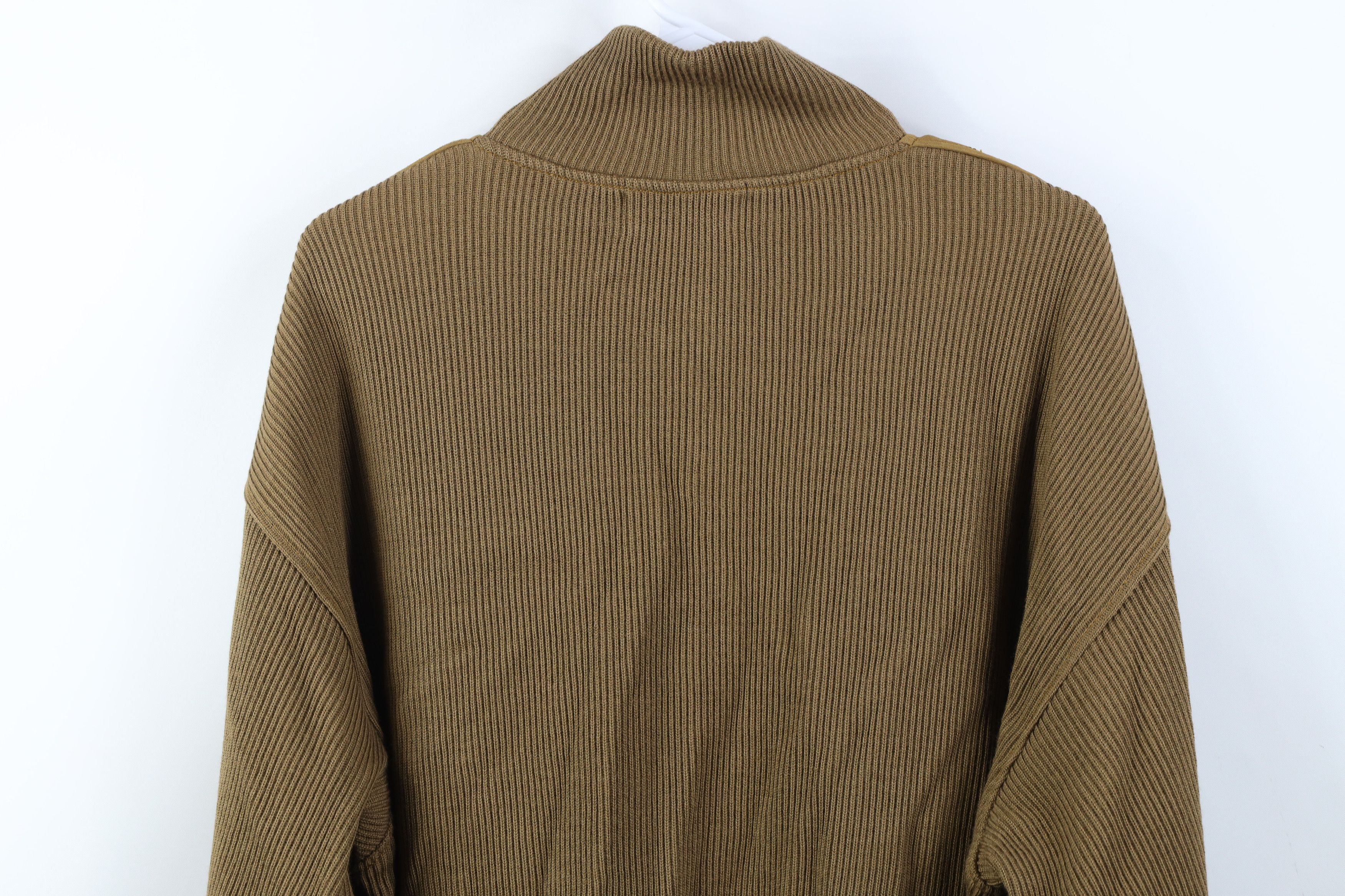 Vintage Vintage 90s Y2K Streetwear Ribbed Sweater Jacket Swacket Size US XXL / EU 58 / 5 - 13 Thumbnail