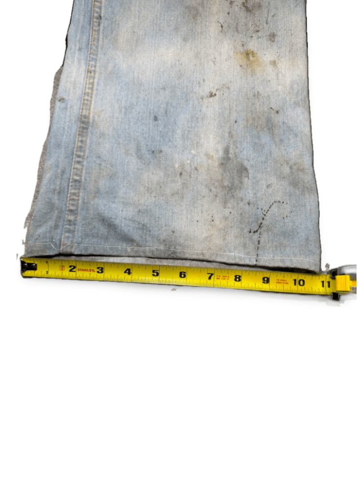 Levi's Vintage Clothing 70s Distressed Thrashed Levi Fresh Produce Orange Tabs Size US 33 - 9 Thumbnail