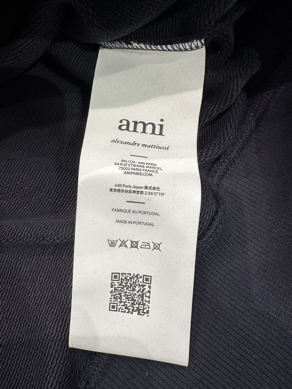 AMI AMI - Hoodie Loopback Navy Size US L / EU 52-54 / 3 - 4 Thumbnail