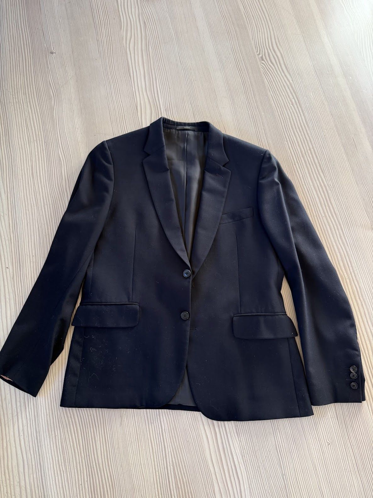 Paul Smith The Soho - Tailored-Fit Navy Wool 'A Suit To Travel In' Size 42R - 1 Thumbnail