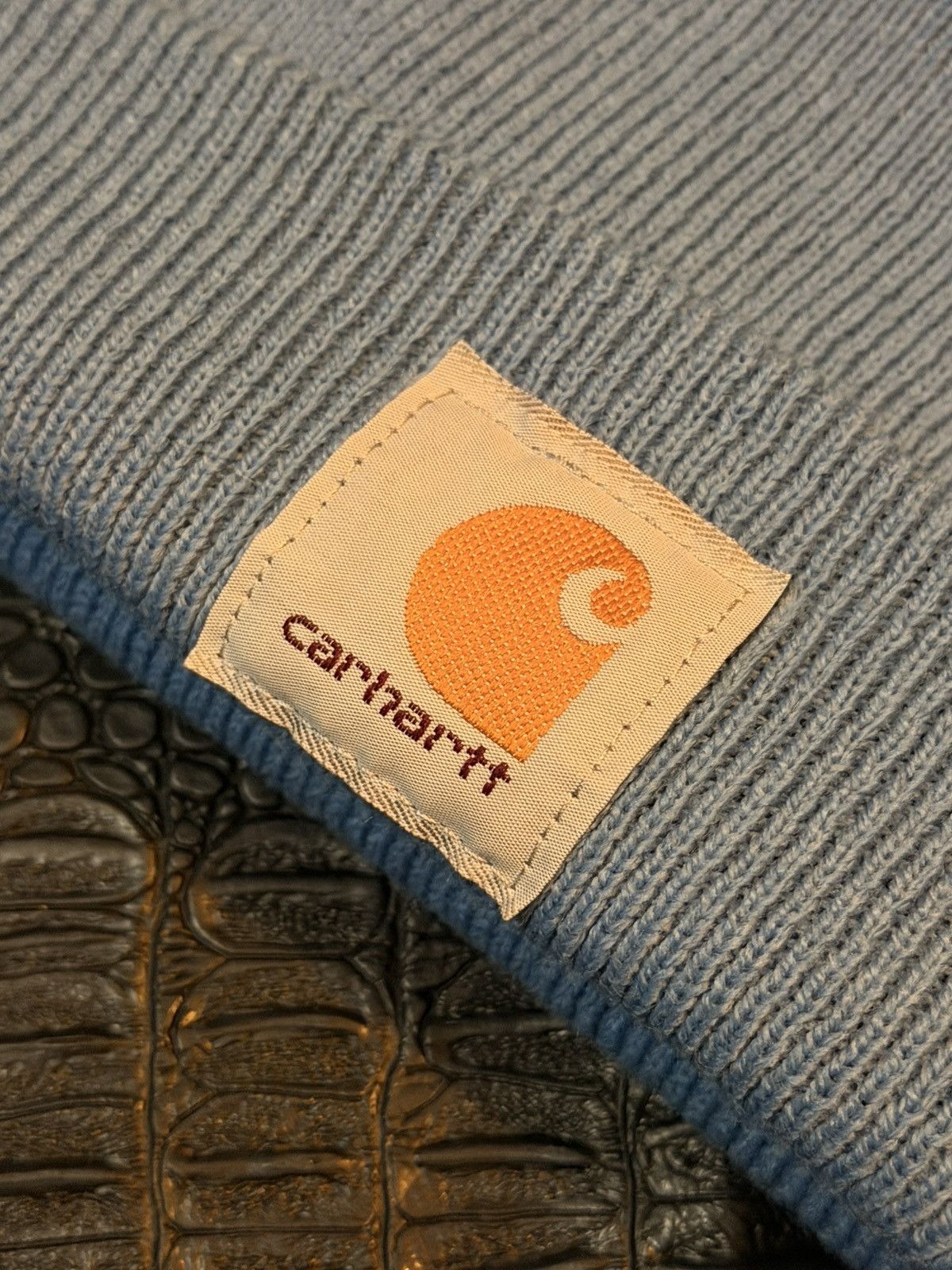 Carhartt Carhartt A18 Beanie – Light Blue (Made in Canada) Size ONE SIZE - 2 Thumbnail