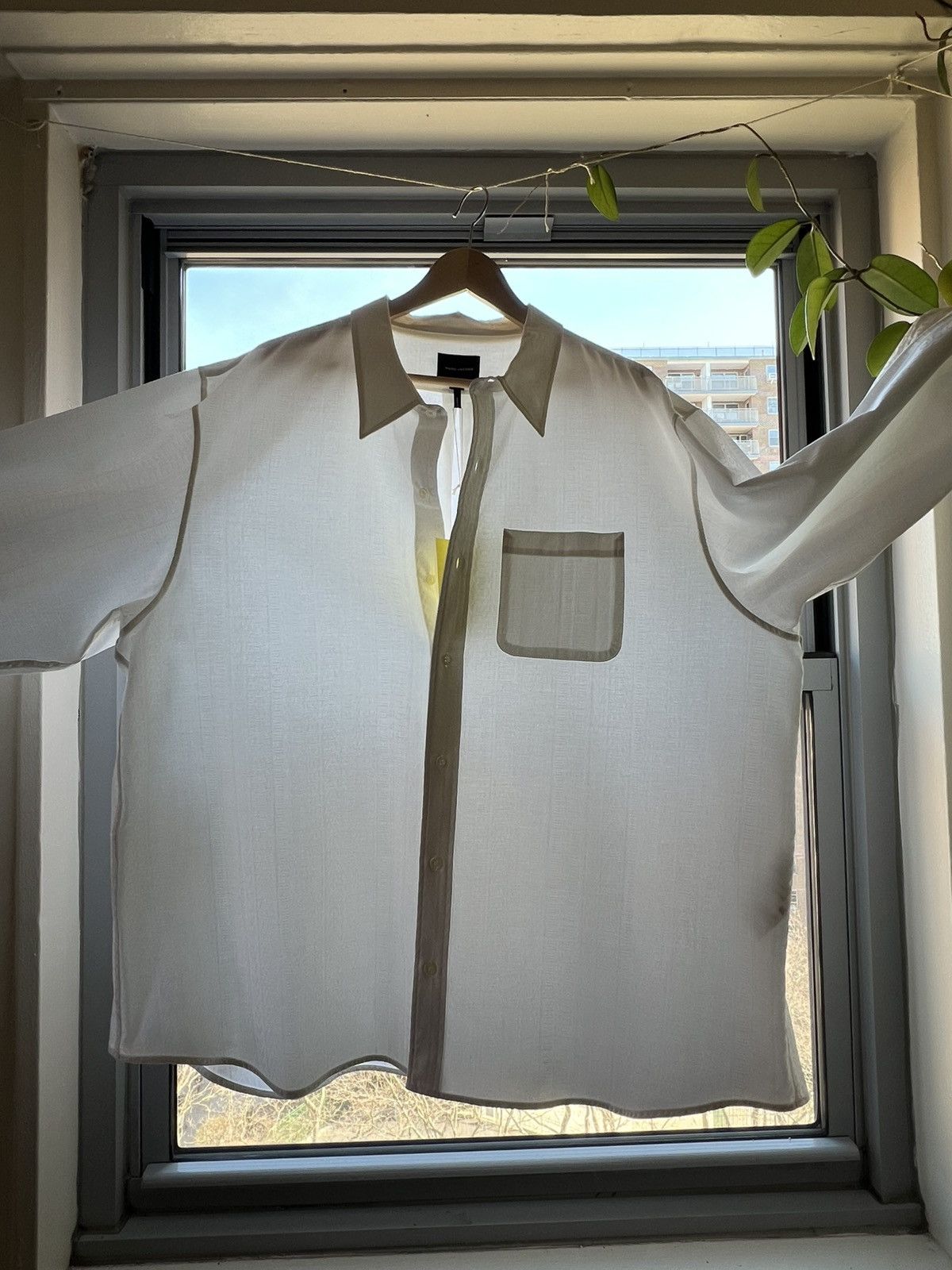 Marc Jacobs White boxy shirt jacquard shirt Size M unisex Size US M / EU 48-50 / 2 - 12 Thumbnail