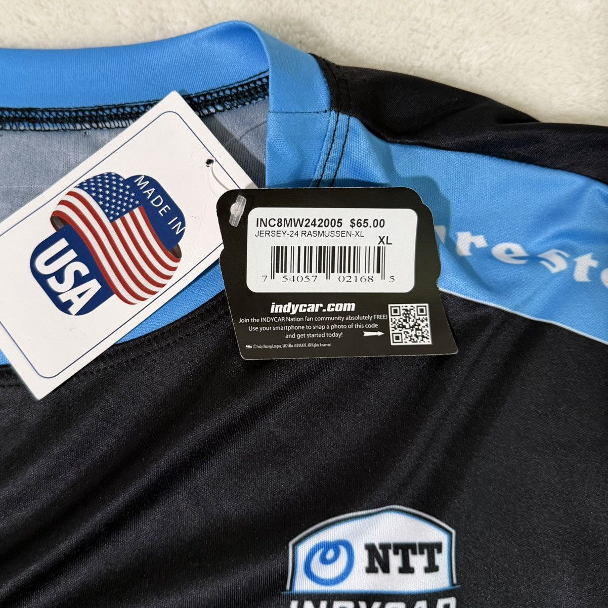 NASCAR NWT Indycar Racing Jersey Size US XL / EU 56 / 4 - 5 Thumbnail
