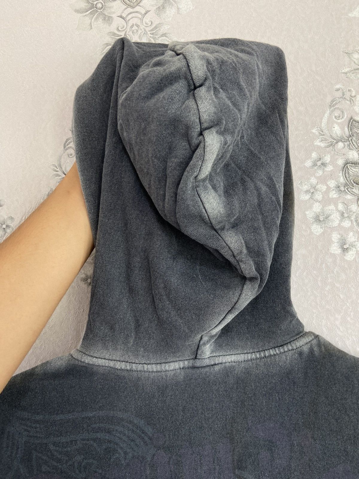 Le Grande Bleu (L.G.B.) Denim Bar By Bebe Hoodie Faded Style🥶 Size US L / EU 52-54 / 3 - 16 Thumbnail
