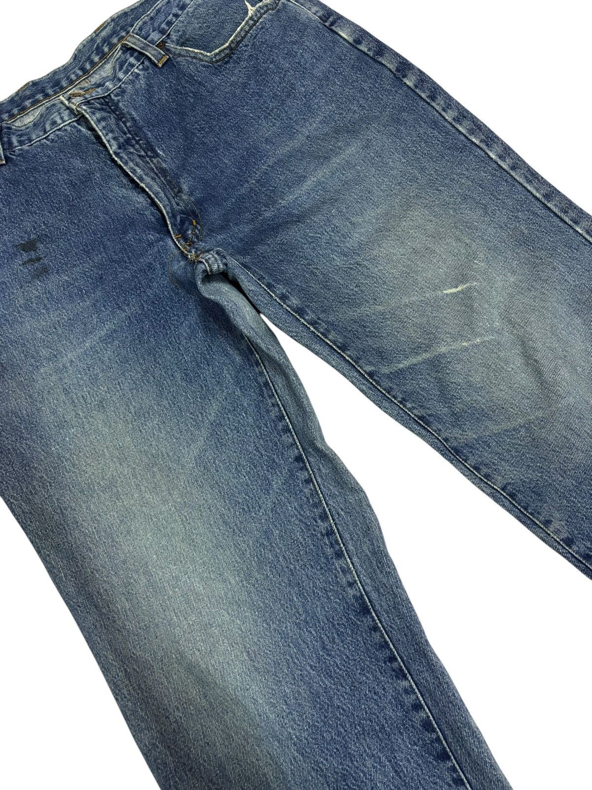 Vintage Vintage Blue Way Faded Indigo Jeans Size US 34 / EU 50 - 3 Thumbnail