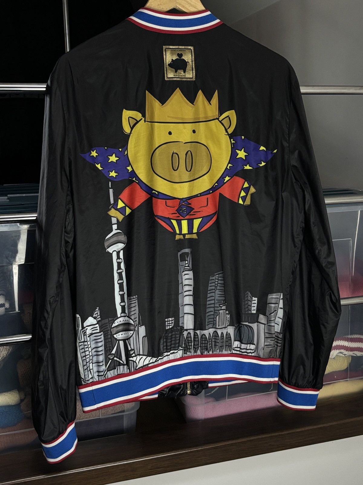 Dolce & Gabbana Dolce & Gabbana Year Of The Pig Rare Bomber Jacket Vintage Size US M / EU 48-50 / 2 - 7 Thumbnail