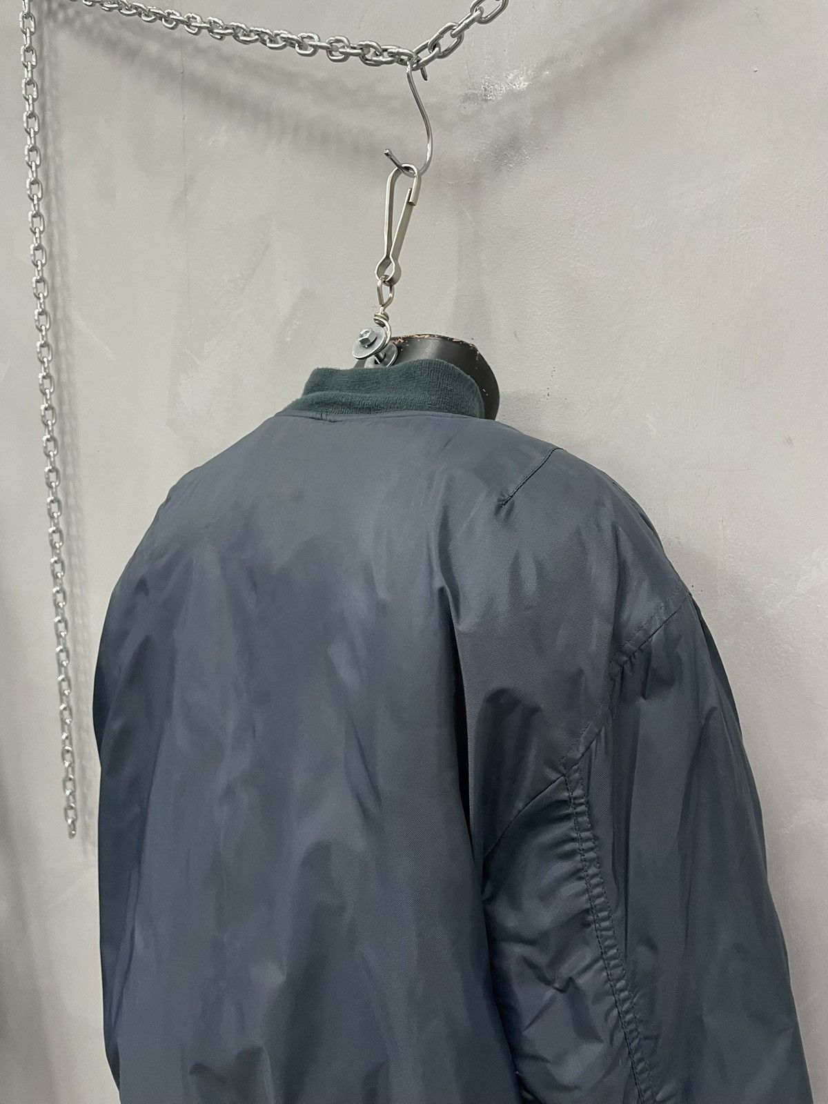 Alpha Industries Vintage Blue MA-1 Bomber balenciaga style Jacket Military Size US L / EU 52-54 / 3 - 10 Thumbnail