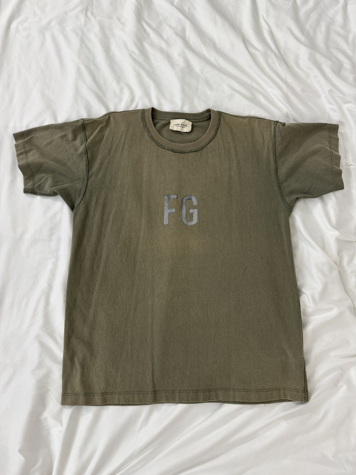 Fear of God Fear of God Sixth Collection Green FG Tee Size US XS / EU 42 / 0 - 3 Thumbnail