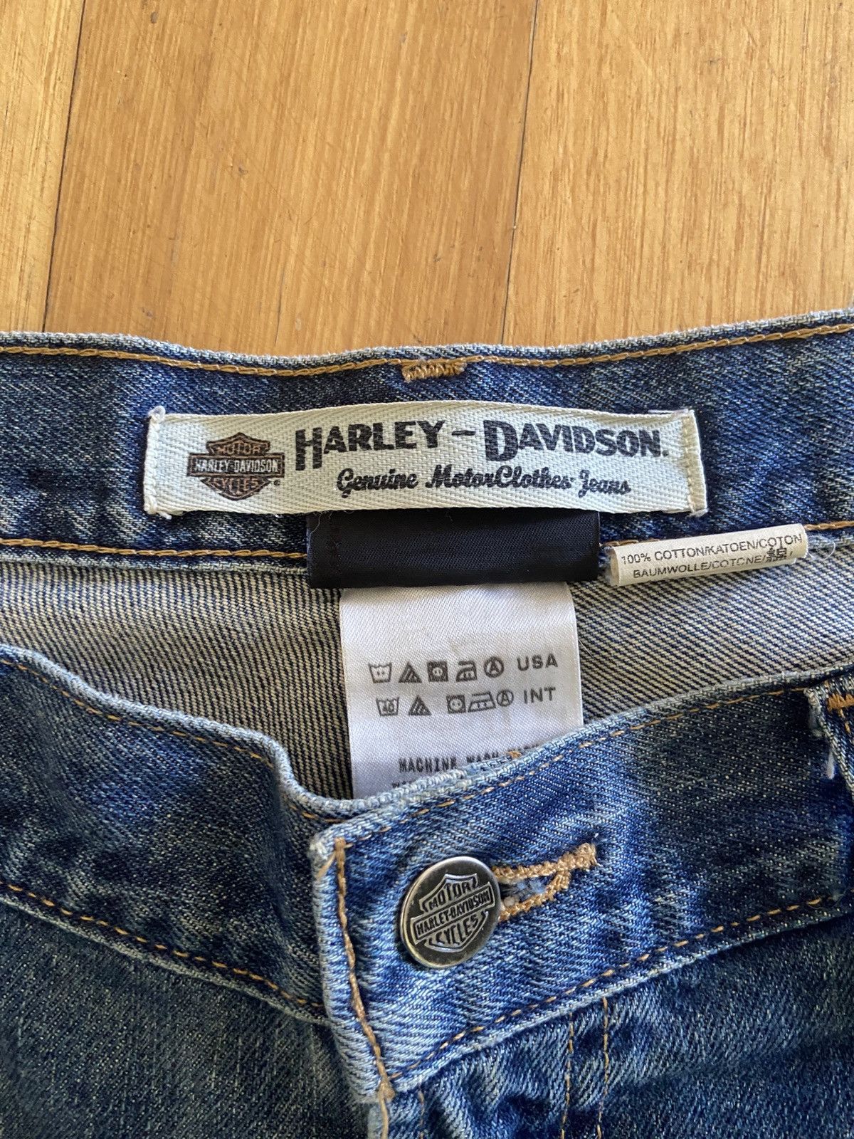 Harley Davidson *VINTAGE* Harley Davidson Bootcut jeans Size US 35 - 3 Thumbnail