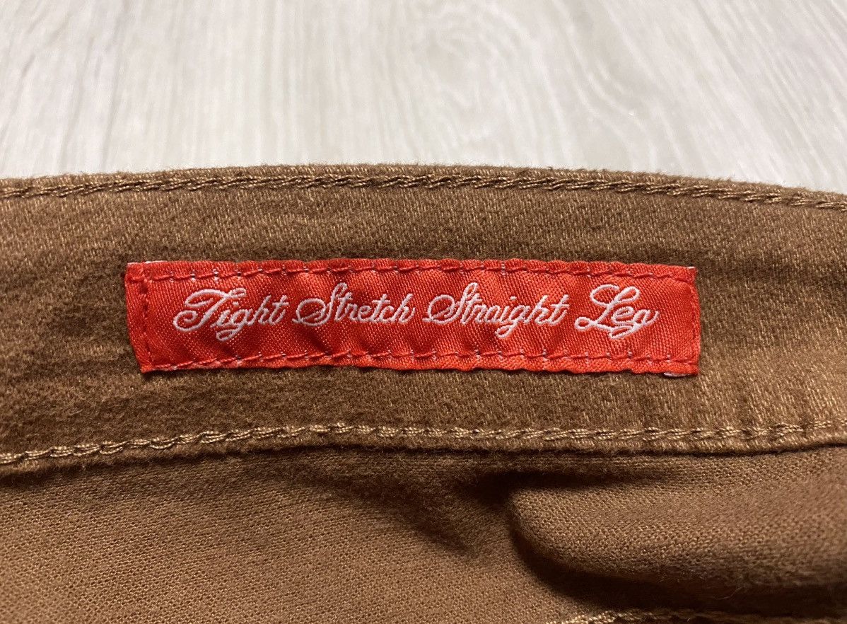 Obey × Shepard Fairey Obey Propaganda Brown Stretch Cotton Casual Trousers Pants Size US 32 / EU 48 - 15 Thumbnail