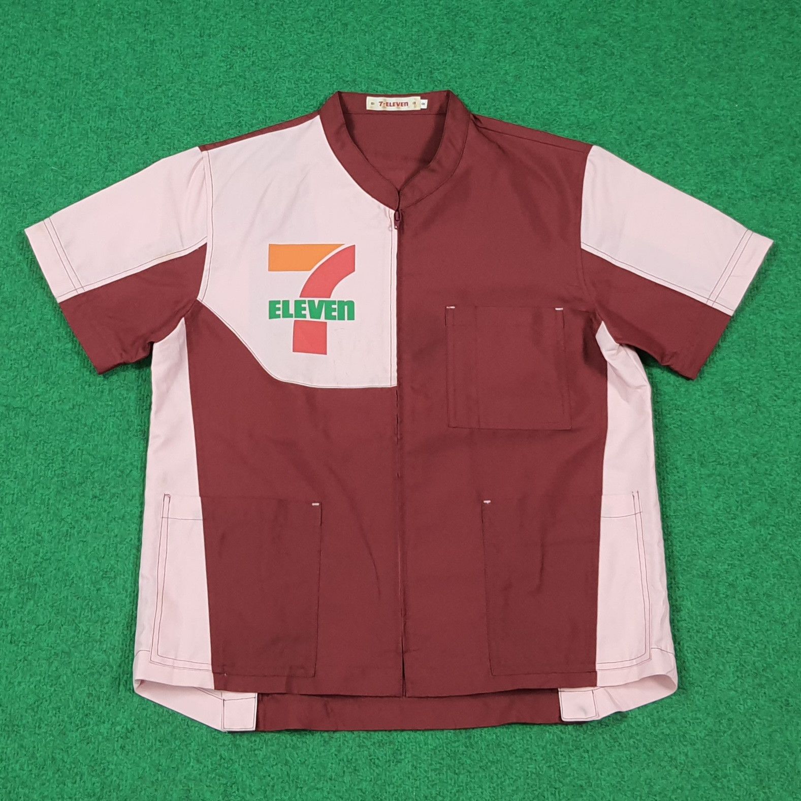 Japanese Brand Vintage 7 Eleven Japan Staff Uniform Jacket C285N6 Size S / US 4 / IT 40 - 1 Thumbnail