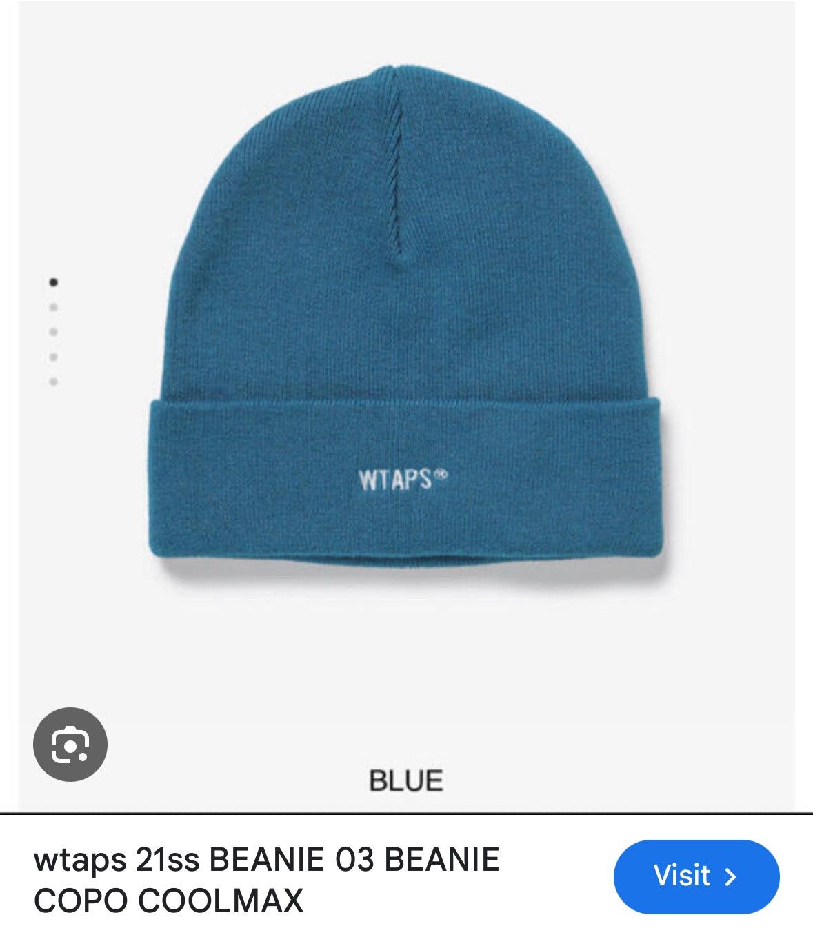 帽子 wtaps 21SS BEANIE 03 COPO. COOLMAX Wtaps 21ss beanie 03 copo coolmax