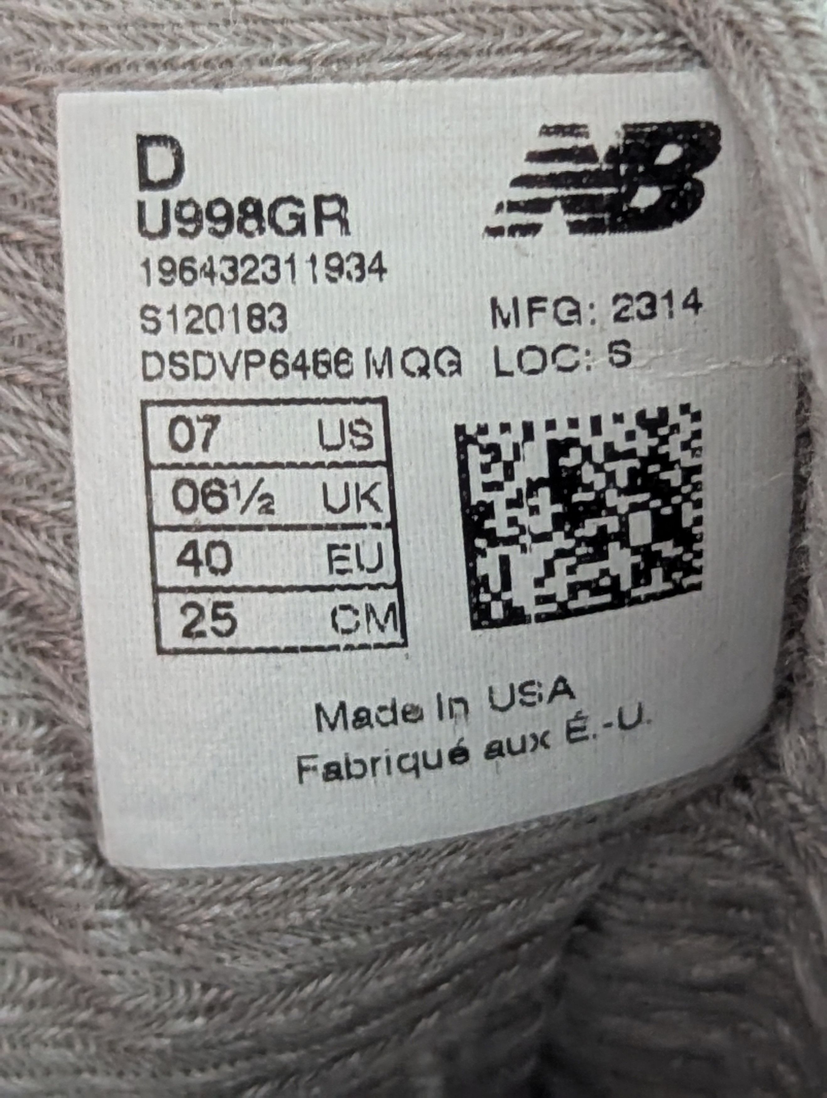 New Balance New Balance 998 Made in USA Grey Day Grey kith ronnie fieg Size US 7 / EU 40 - 7 Thumbnail