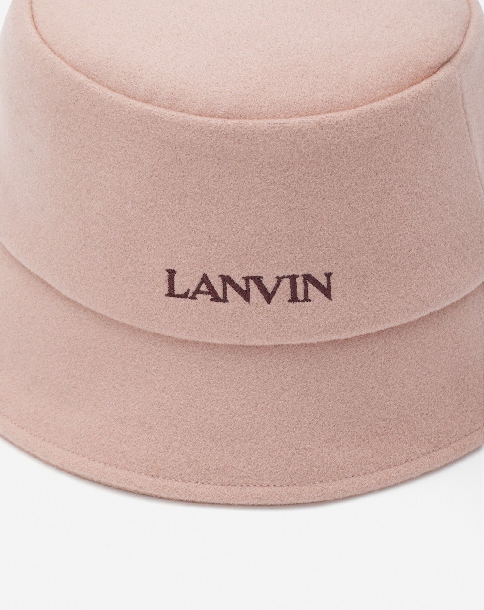 Lanvin o1w1db11124 Size: OS / Wool Bucket Hat in Beige Size ONE SIZE - 3 Thumbnail
