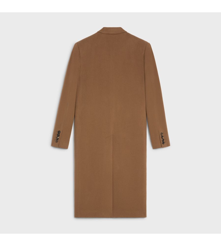 Celine o1loc1c1124 Notch Collar Coat In Escorial Wool in Noisette Size XS / US 0-2 / IT 36-38 - 2 Thumbnail