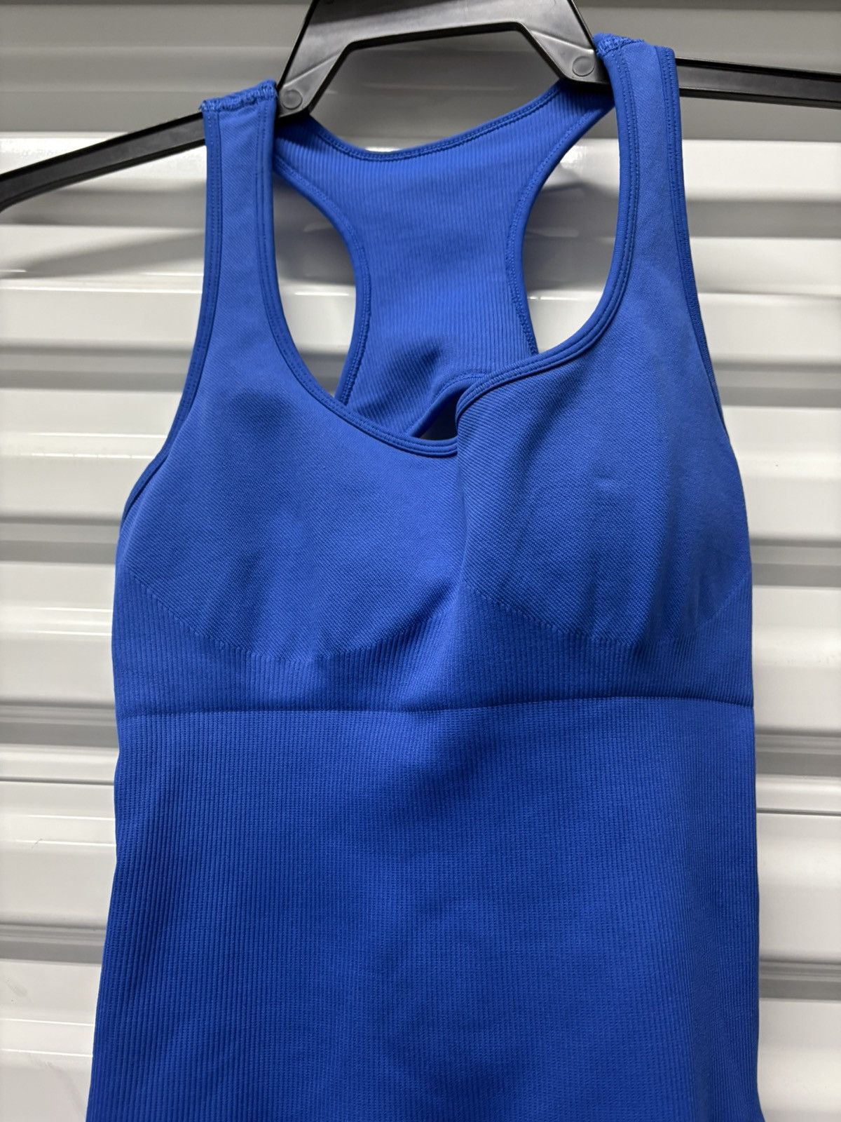 Other Cobalt Blue Seamless Workout Jumpsuit Size L / US 10 / IT 46 - 2 Thumbnail