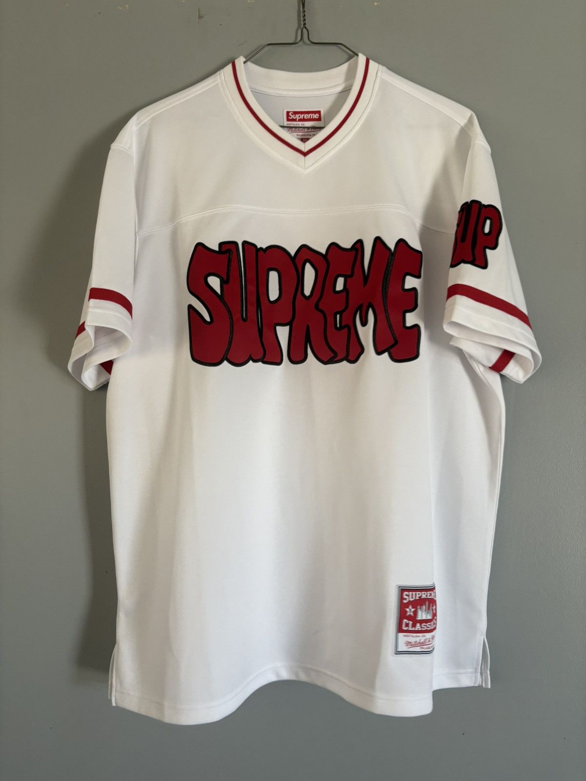 Supreme Supreme Aphex Twin Football Jersey in White SS25 Size XL