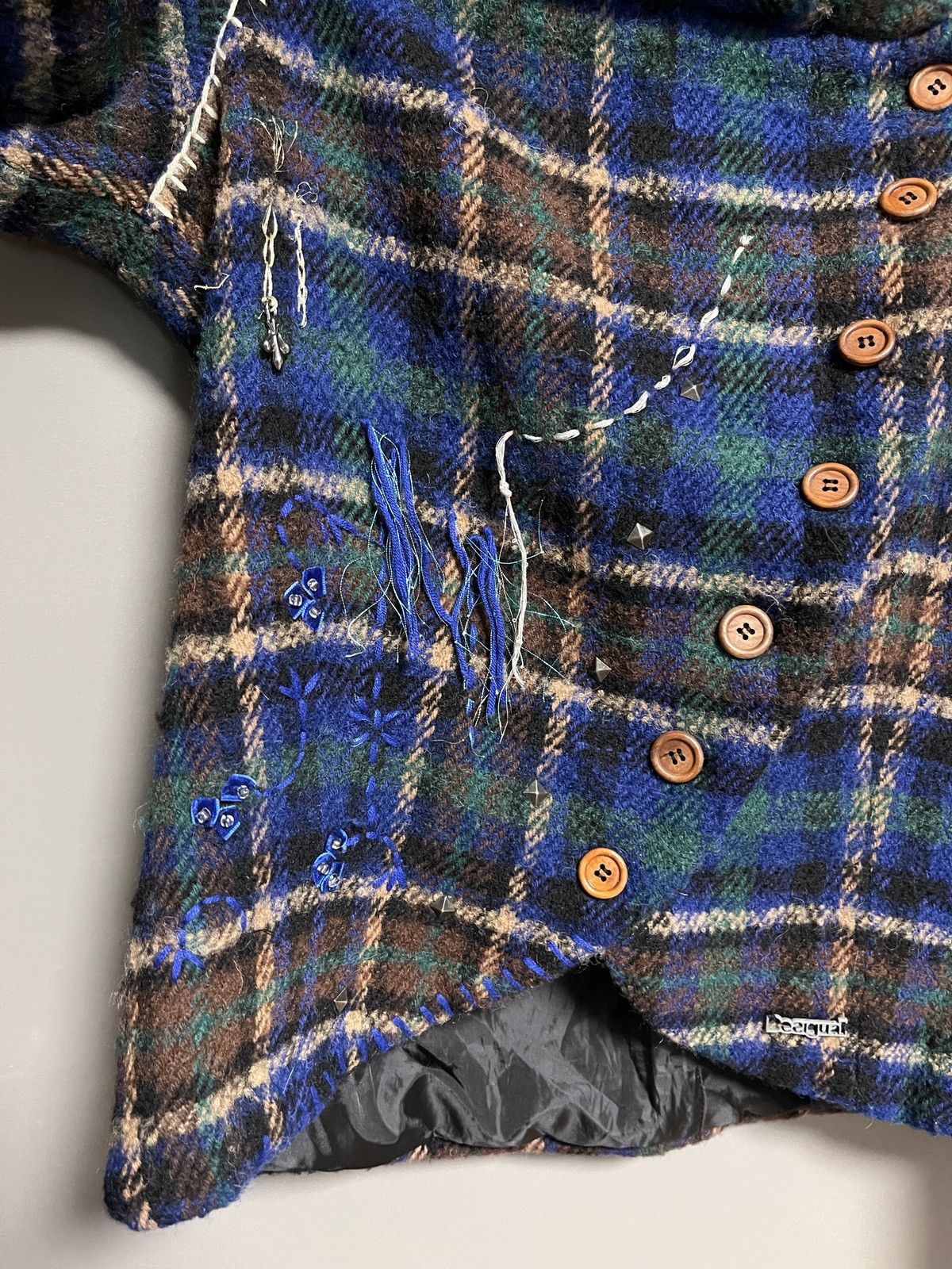 Desigual Desigual Hobo Style Wool Boho Jacket Size L / US 10 / IT 46 - 19 Thumbnail