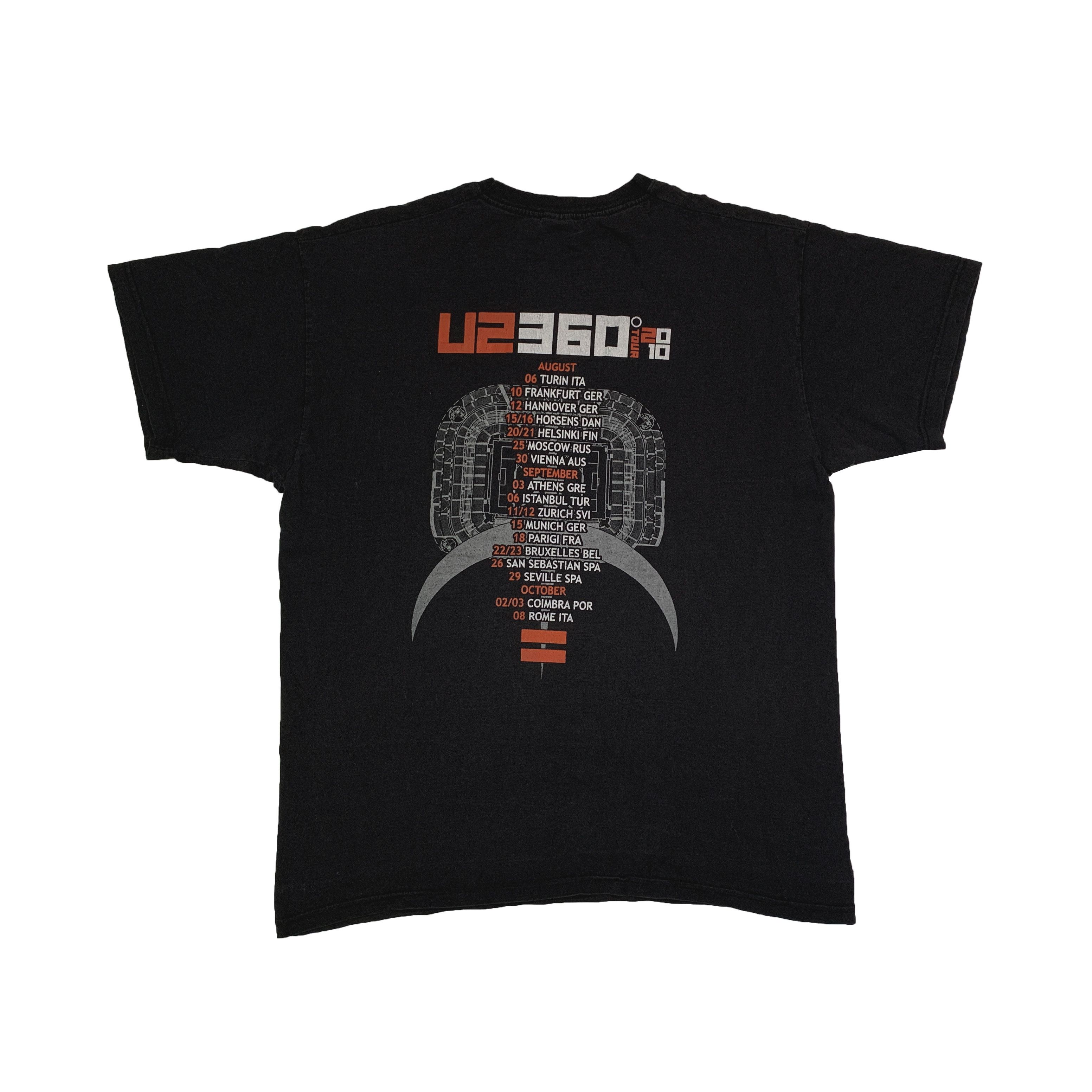 Band Tees × Vintage Vintage 2010 U2 360 Tour T-shirt Size US L / EU 52-54 / 3 - 2 Thumbnail