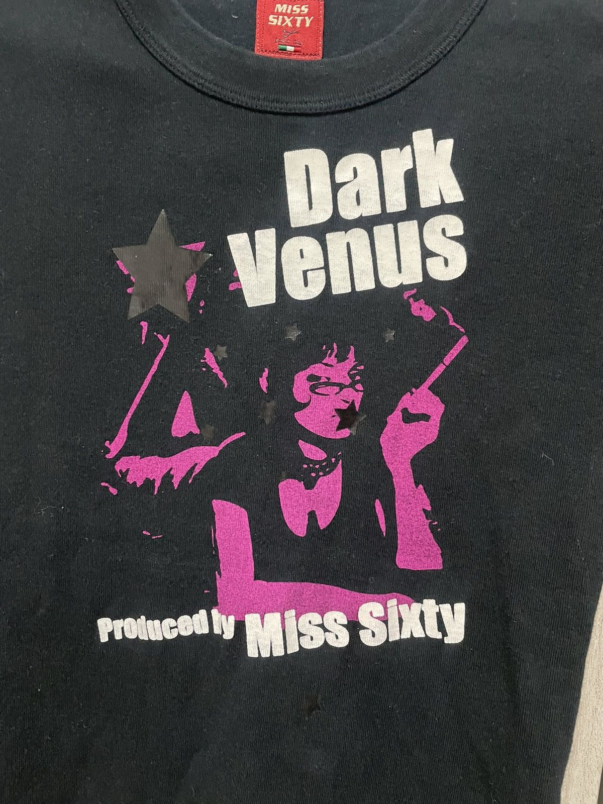 Miss Sixty 2000s Miss Sixty Dark Venus Y2K Shirt Designer Print Hype Size S / US 4 / IT 40 - 3 Thumbnail