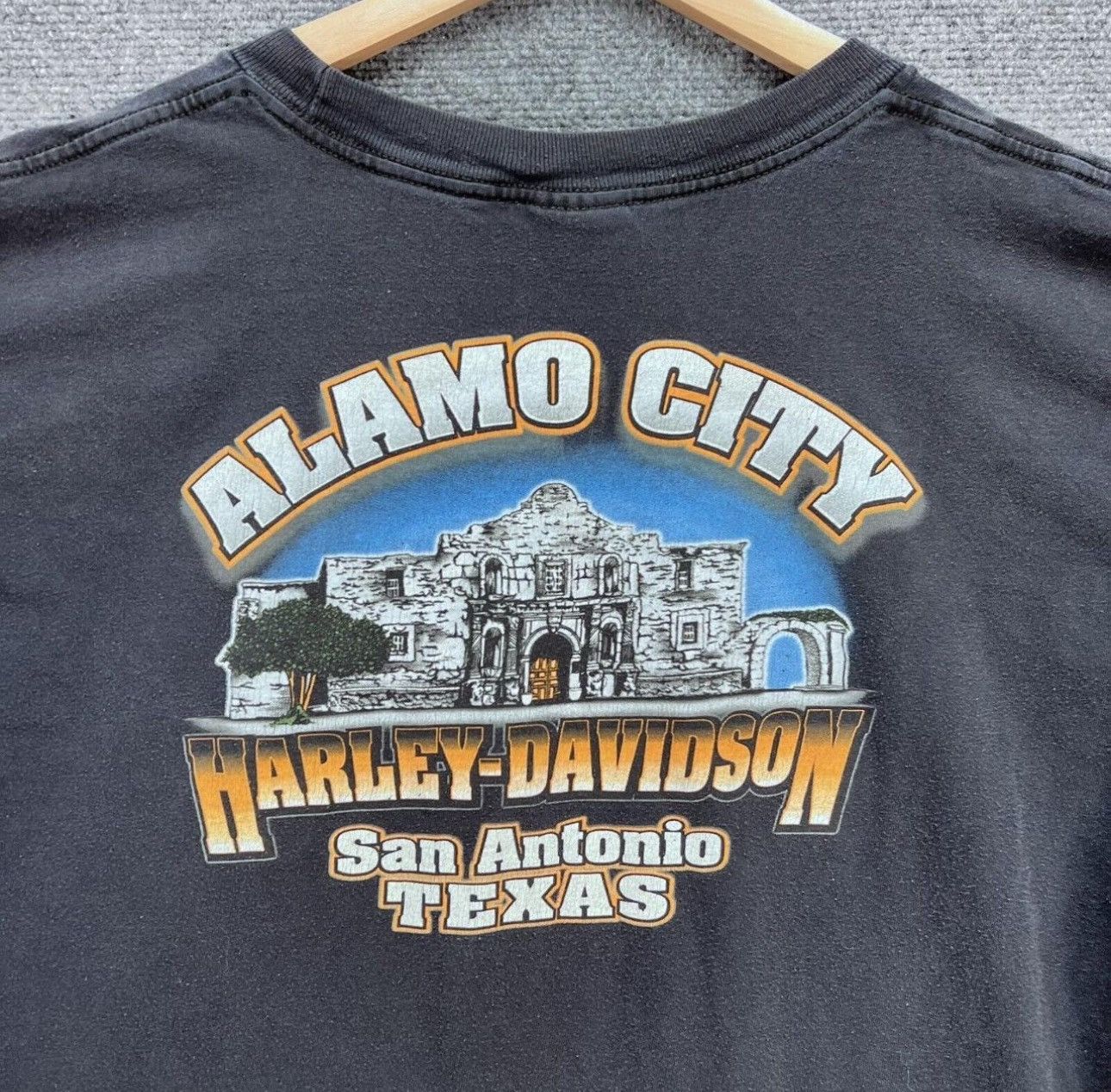 Harley Davidson × Vintage Harley Davidson San Antonio T Shirt Size US XL / EU 56 / 4 - 4 Thumbnail
