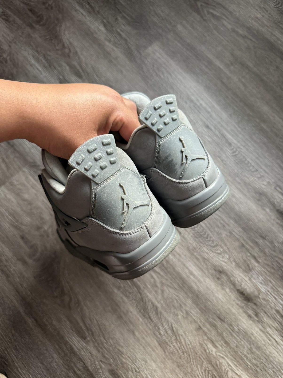 Jordan Brand Air Jordan 4 Retro AJ4 Wet Cement Grey Size 9 Size US 9 / EU 42 - 6 Thumbnail