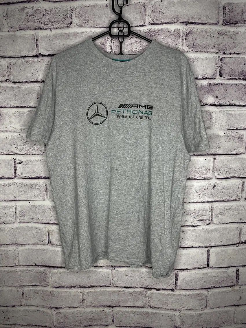 Mercedes-Benz Men's grey Mercedes Benz amg petronas f1 tee racing Size US L / EU 52-54 / 3 - 1 Thumbnail