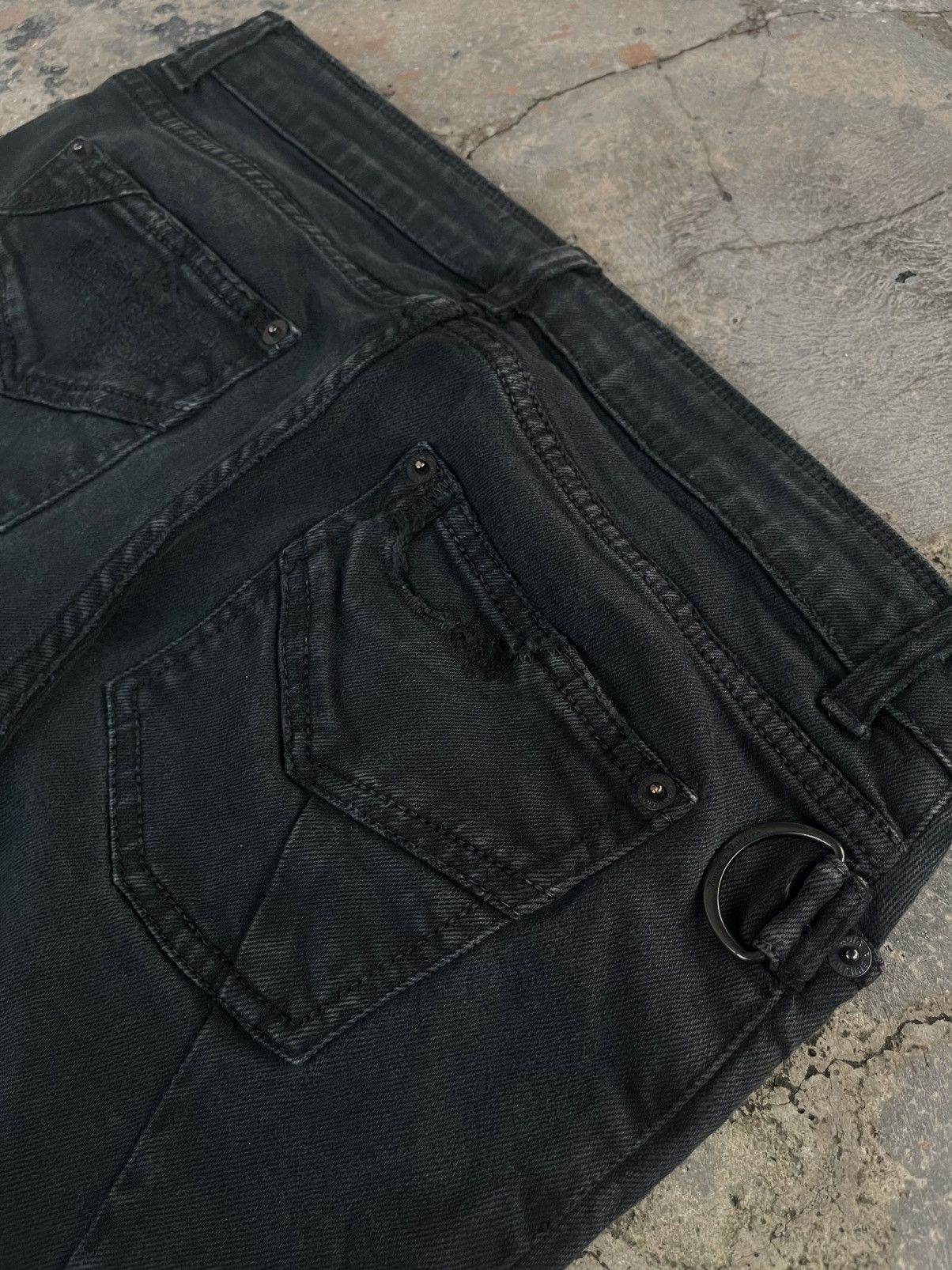 Isamu Katayama Backlash ZADIG & VOLTAIRE PATTERN BREAK PATCH WORK PANTS DENIM JEANS Size US 30 / EU 46 - 10 Thumbnail
